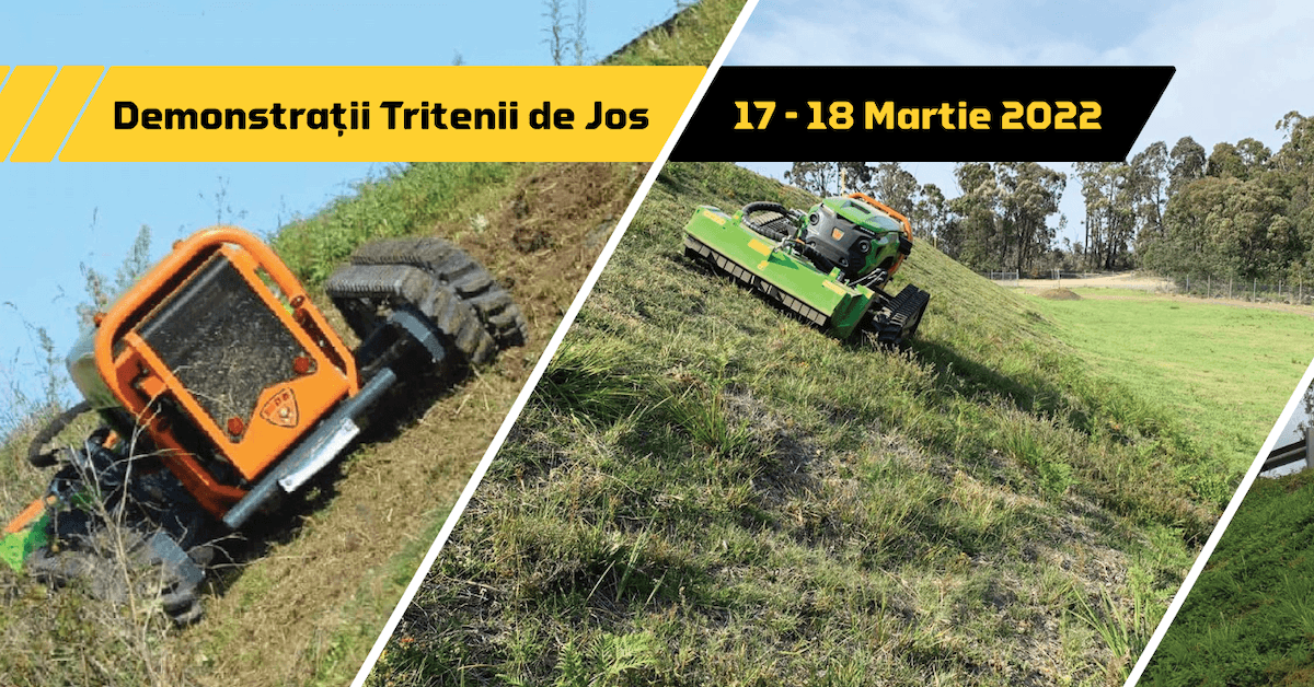 Demonstrații utilaje de tocare în comuna Tritenii de Jos, jud Cluj (17 - 18 Martie 2022) - BIG STORE (Dynamic Tools SRL)