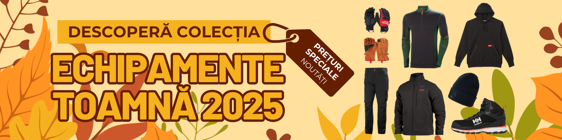 Colecția Echipamente Toamnă 2025