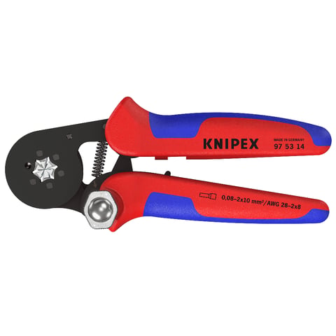 Clești autoajustabili crimpare mansoane cu acces lateral KNIPEX 975314