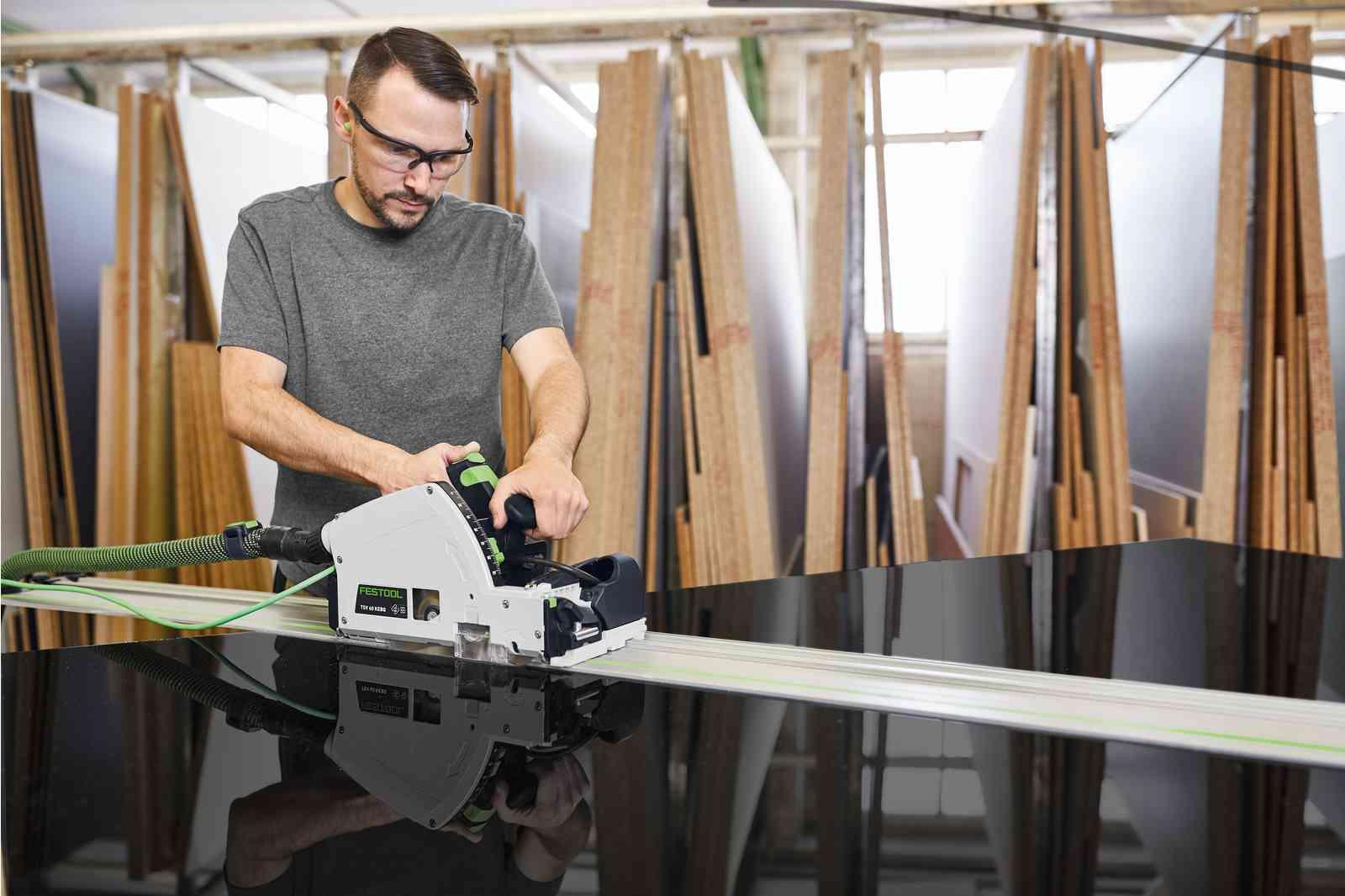 Fierăstrău circular de mână cu incizor Festool TSV 60 KEBQ-Plus, cod 576730 - BIG STORE (Dynamic Tools SRL)