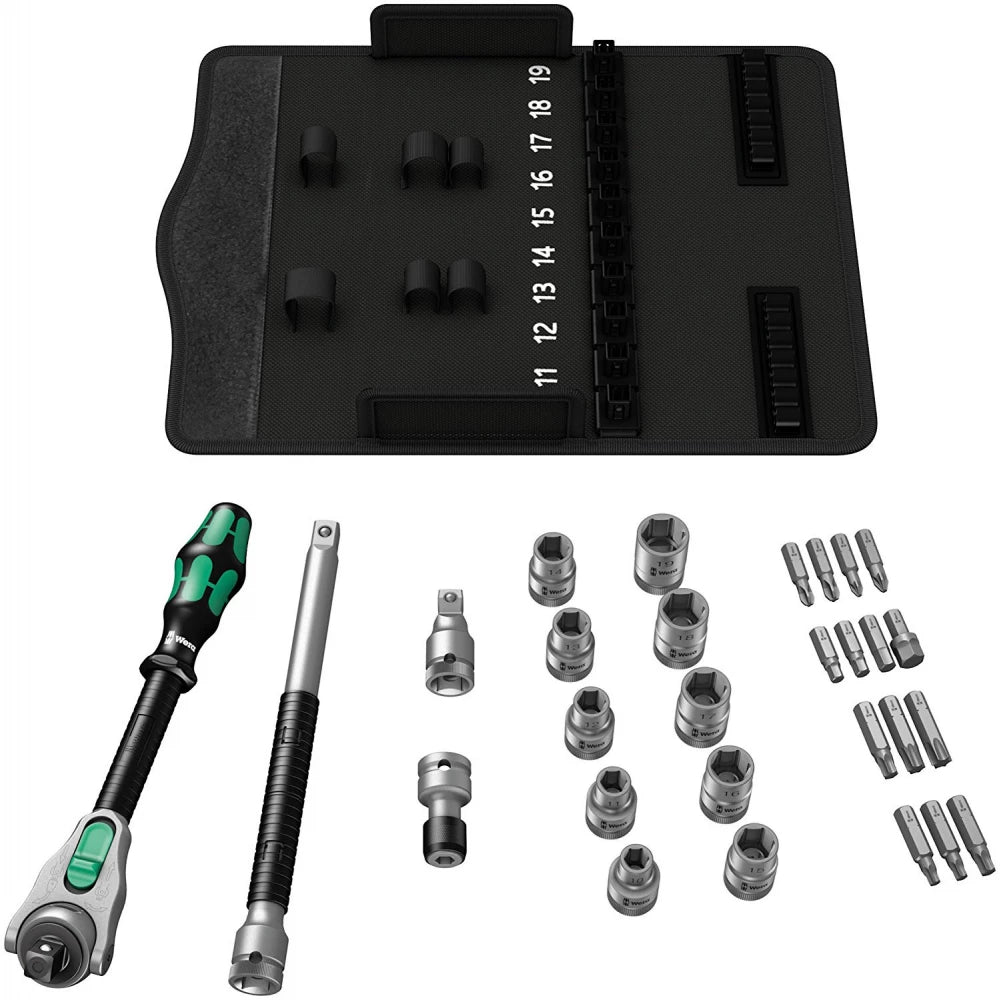 Trusă antrenor clichet 1/2" Wera 8100 SC 6 Zyklop Speed Ratchet Set 05004076001