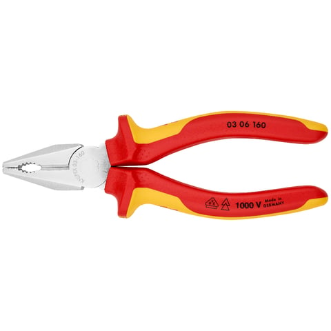 Clești combinați izolați VDE KNIPEX 0306160