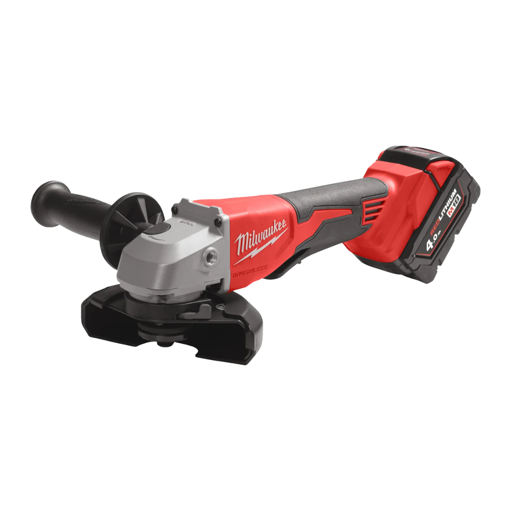 Polizor unghiular Milwaukee M18 BLSAG125XPDMC-402X, 2 x acumulatori M18B5, 1 x încărcător rapid M12-18FC, Cutie HD, cod 4933499460 + CADOU: 1 x Vestă