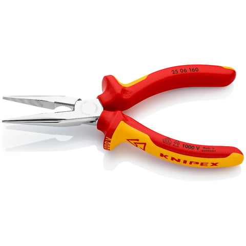 Clești cu vârf îngust și tăișuri laterale izolați VDE KNIPEX 2506160