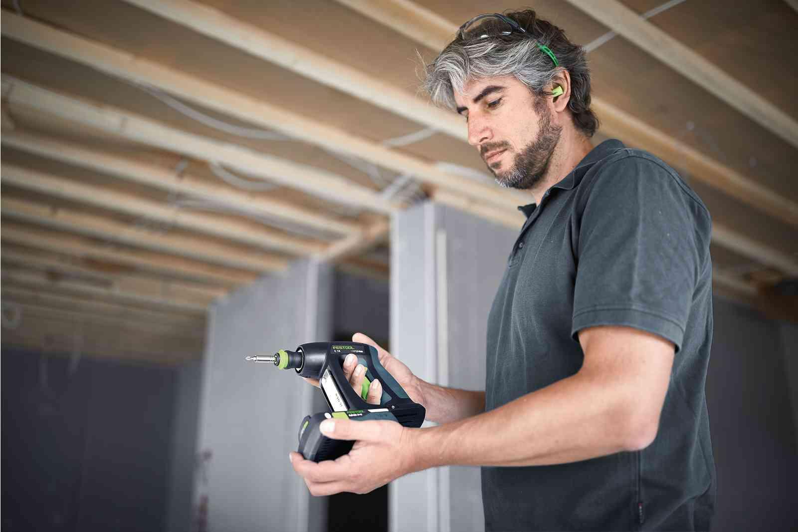 Mașină de găurit și înșurubat cu acumulator, 18V, Festool C 18 HPC40 I-Plus, 4Ah, cod 577427 - BIG STORE (Dynamic Tools SRL)