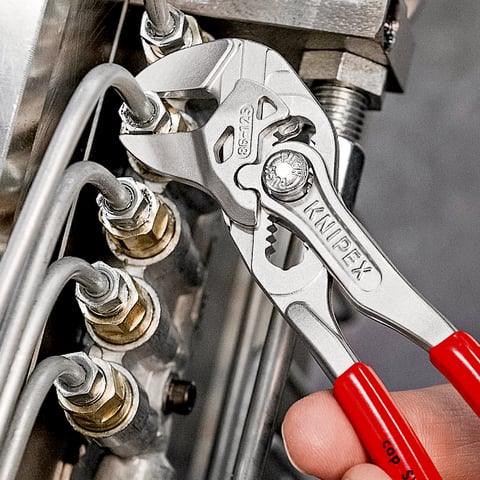 Clești-cheie crom-polizat KNIPEX 8603125