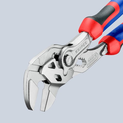 Clești-cheie crom-polizat cu mânere comfort KNIPEX 8605180