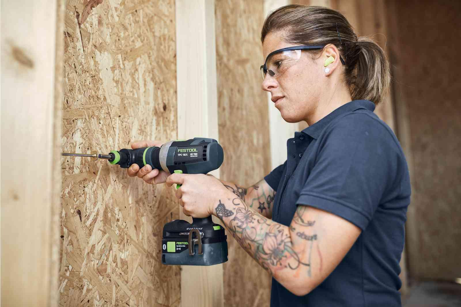 Mașină de găurit și înșurubat cu acumulator, 18V, Festool QUADRIVE TDC 18/4 I-Basic, cod 577052 + acumulator CADOU BP 18 Li 5,2 - BIG STORE (Dynamic Tools SRL)