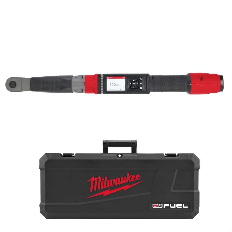 Cheie dinamometrică digitală Milwaukee, 12V, ⅜″ pătrat, M12ONEFTR38-0C, cod 4933464966