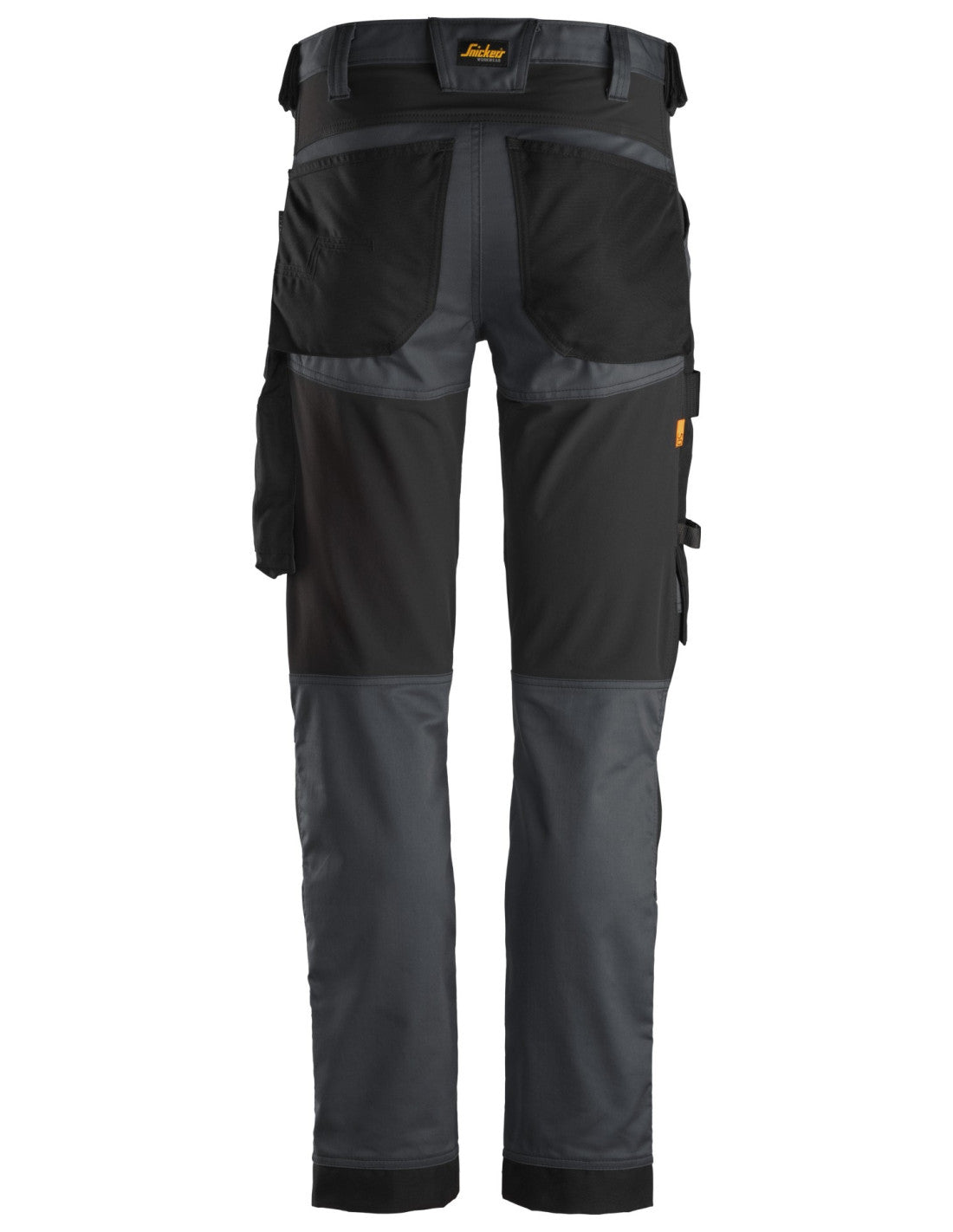 Pantaloni de lucru, stretch, Snickers Workwear, AllroundWork, 6341, Steel Grey/Black