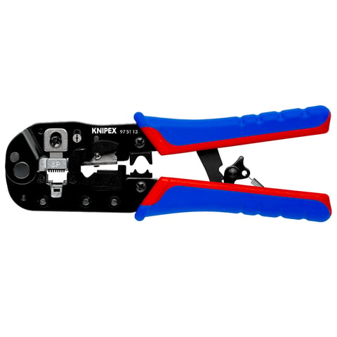 Clești de crimpare pentru mufe RJ45 Western KNIPEX 975113