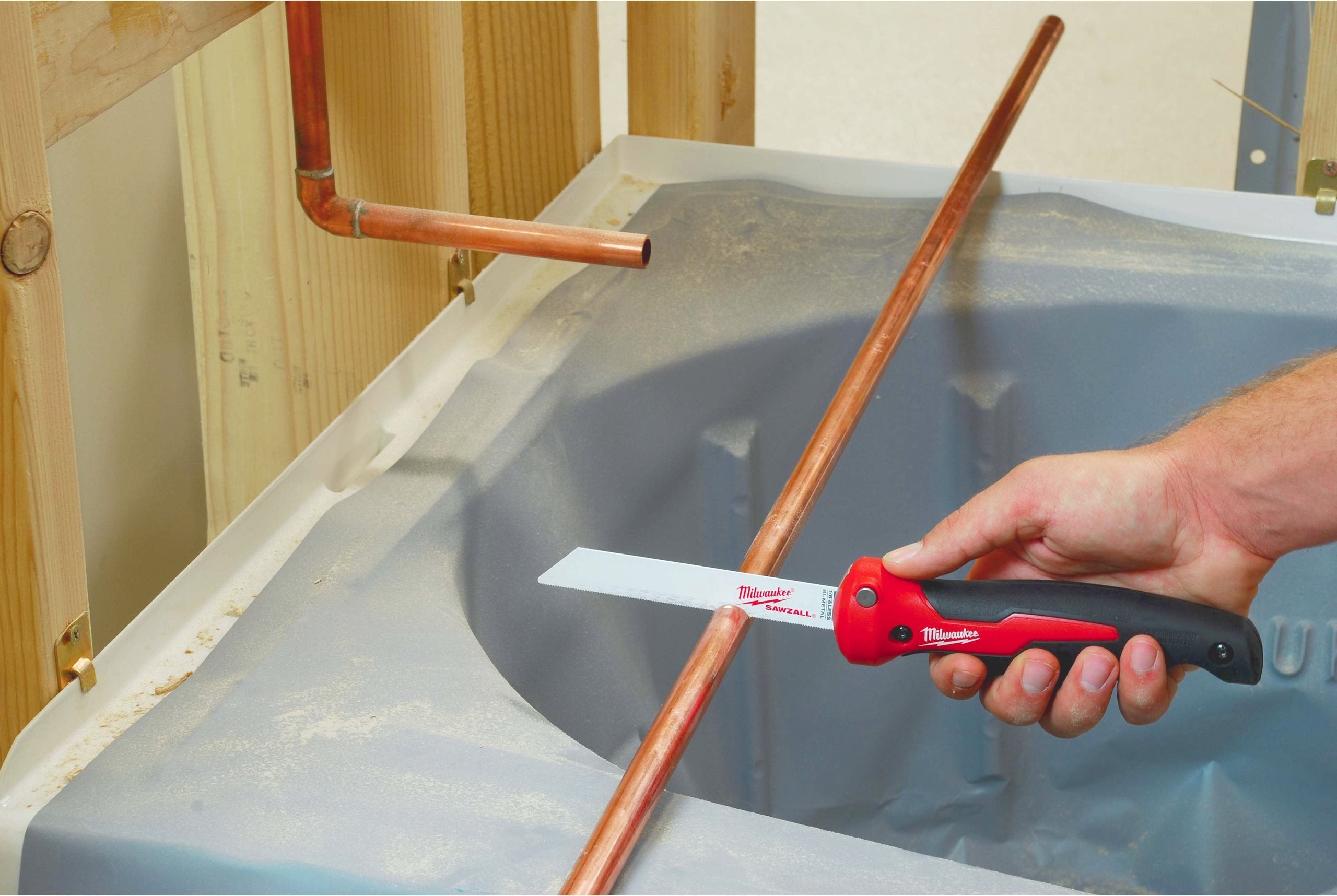 Fierăstrău pliabil Milwaukee pentru metal, pânză 150 mm, cod 4932492812