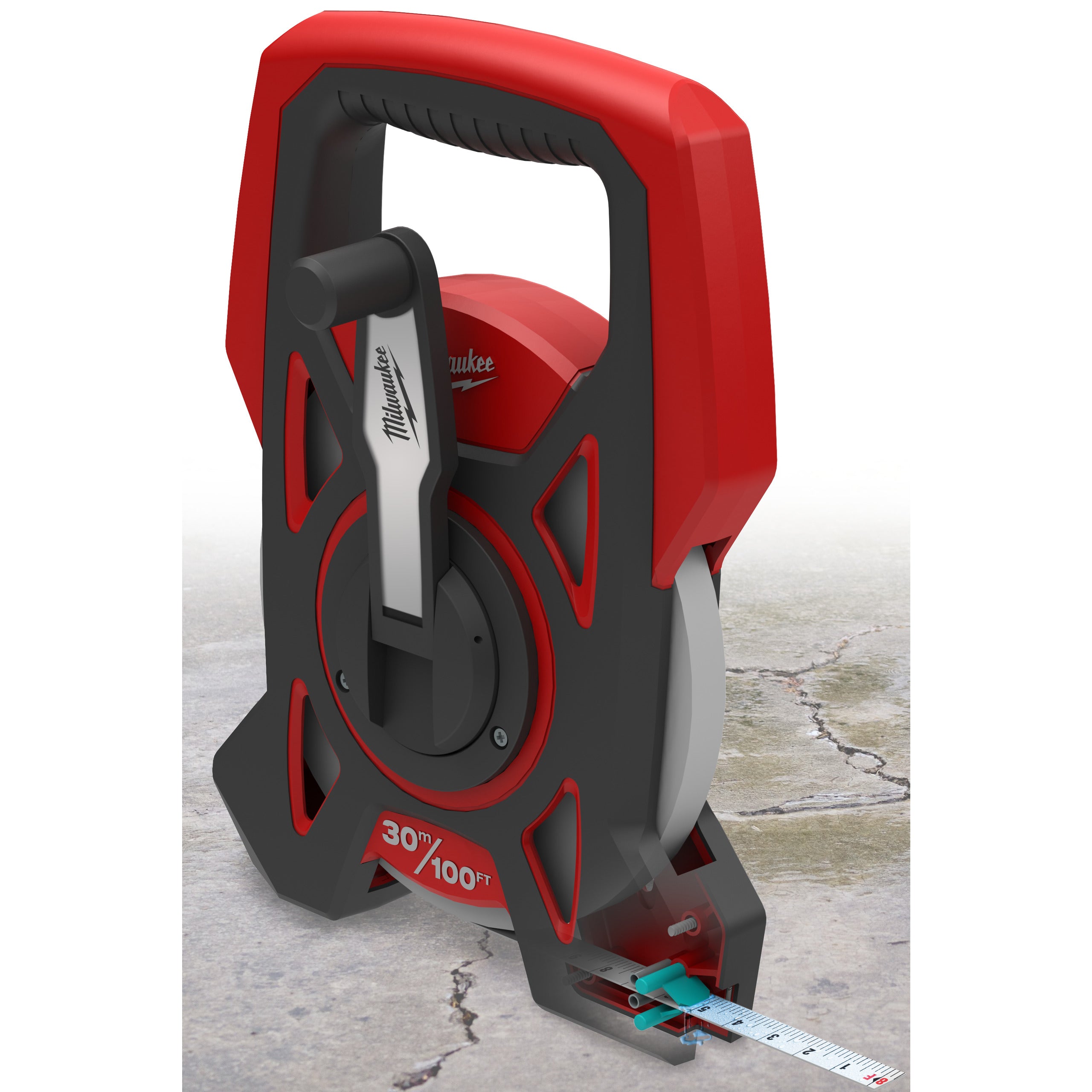 Ruletă cu bandă lungă în carcasă deschisă Milwaukee Long Tape - Closed Reel 30m, cod 4932501123
