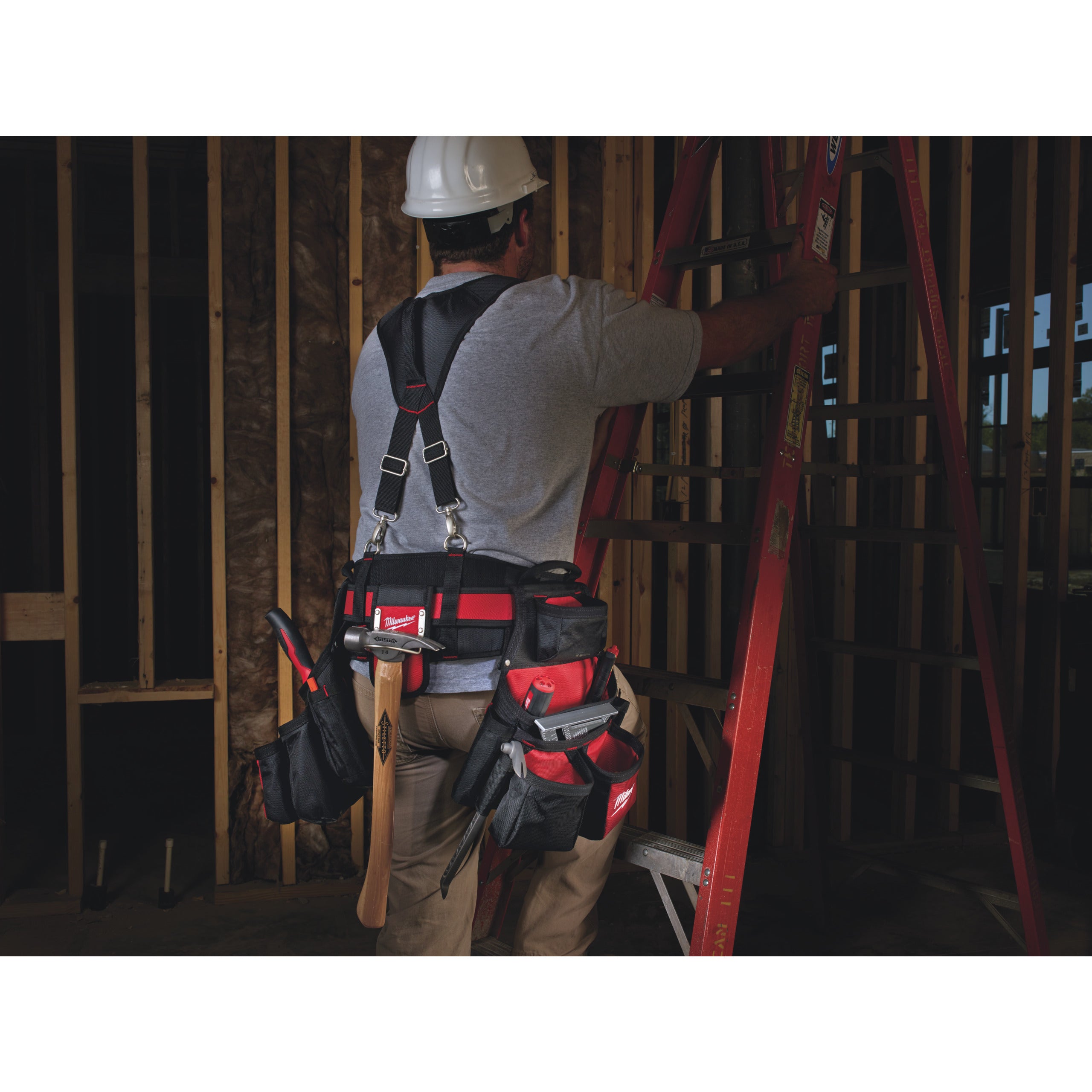 Centură cu ham pentru constructori Milwaukee Contractor rig, cod 4932500306