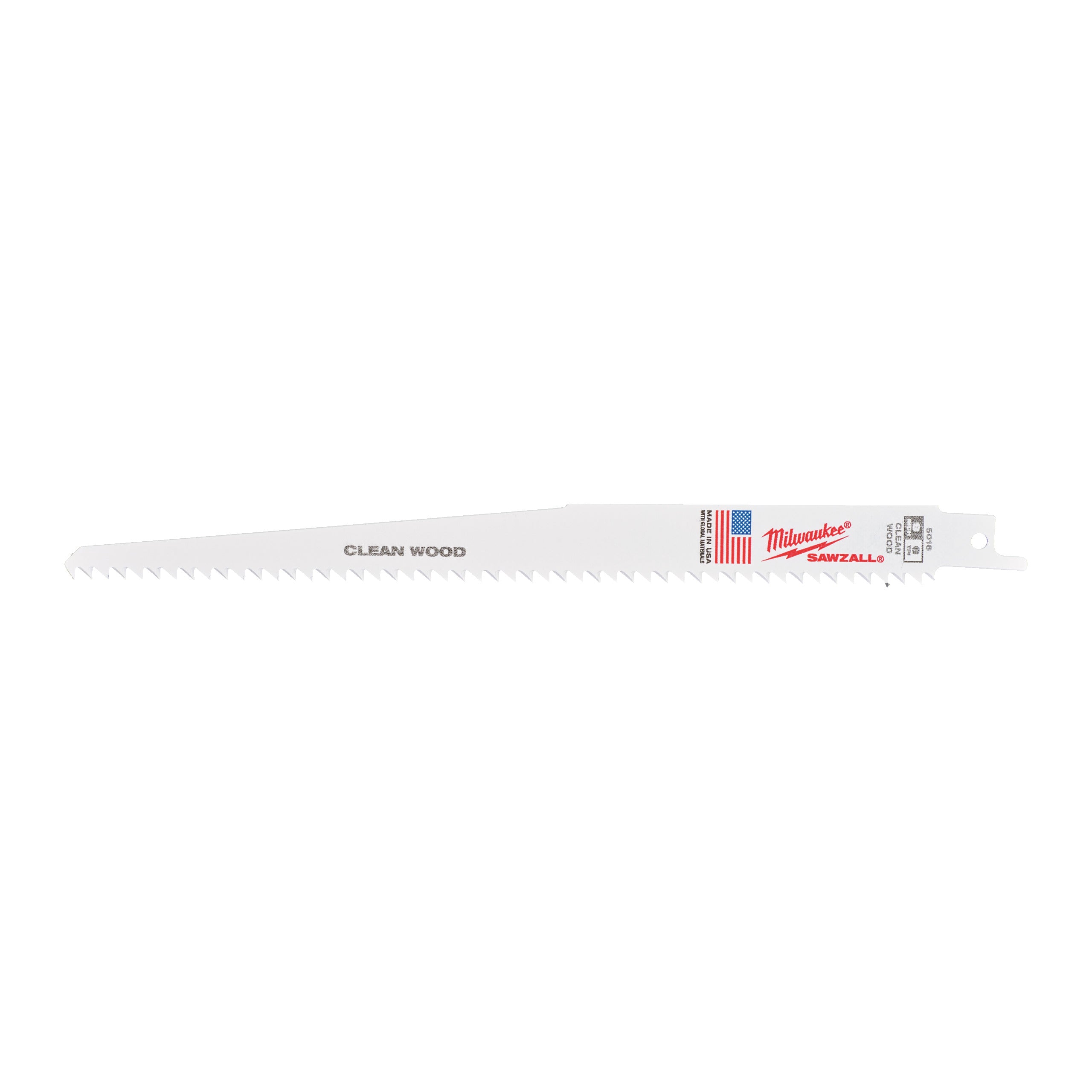 Pânză pentru fierăstrău sabie Sawzall Lemn și plastic Milwaukee 230mm x 6 Tpi, cod 48475016