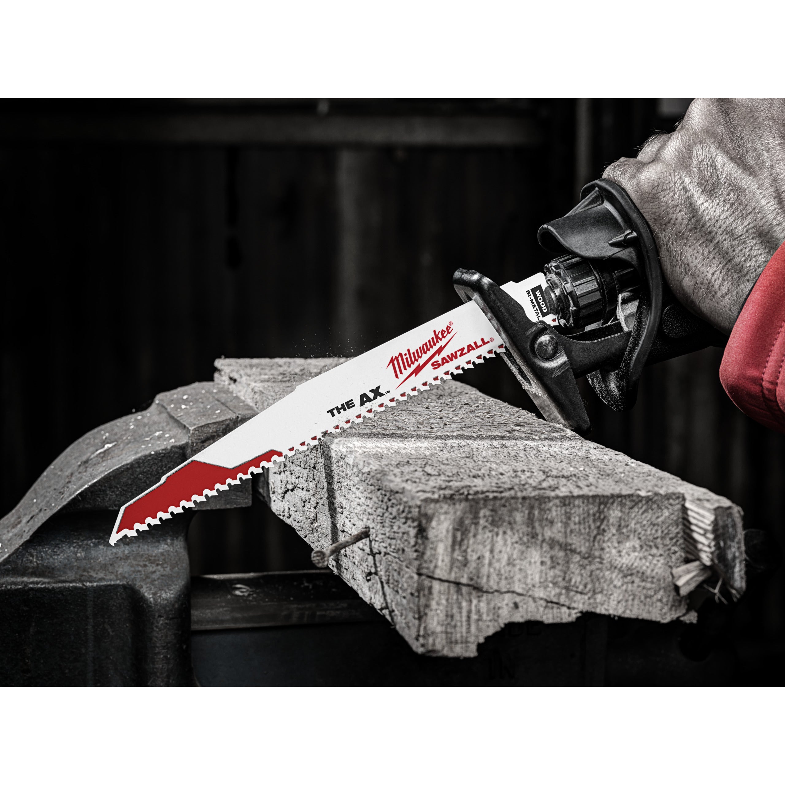 Pânză pentru fierăstrău sabie Sawzall Heavy Duty AX™ pentru lucrări de demolare Milwaukee AX 230mm x 5 Tpi, cod 48475026