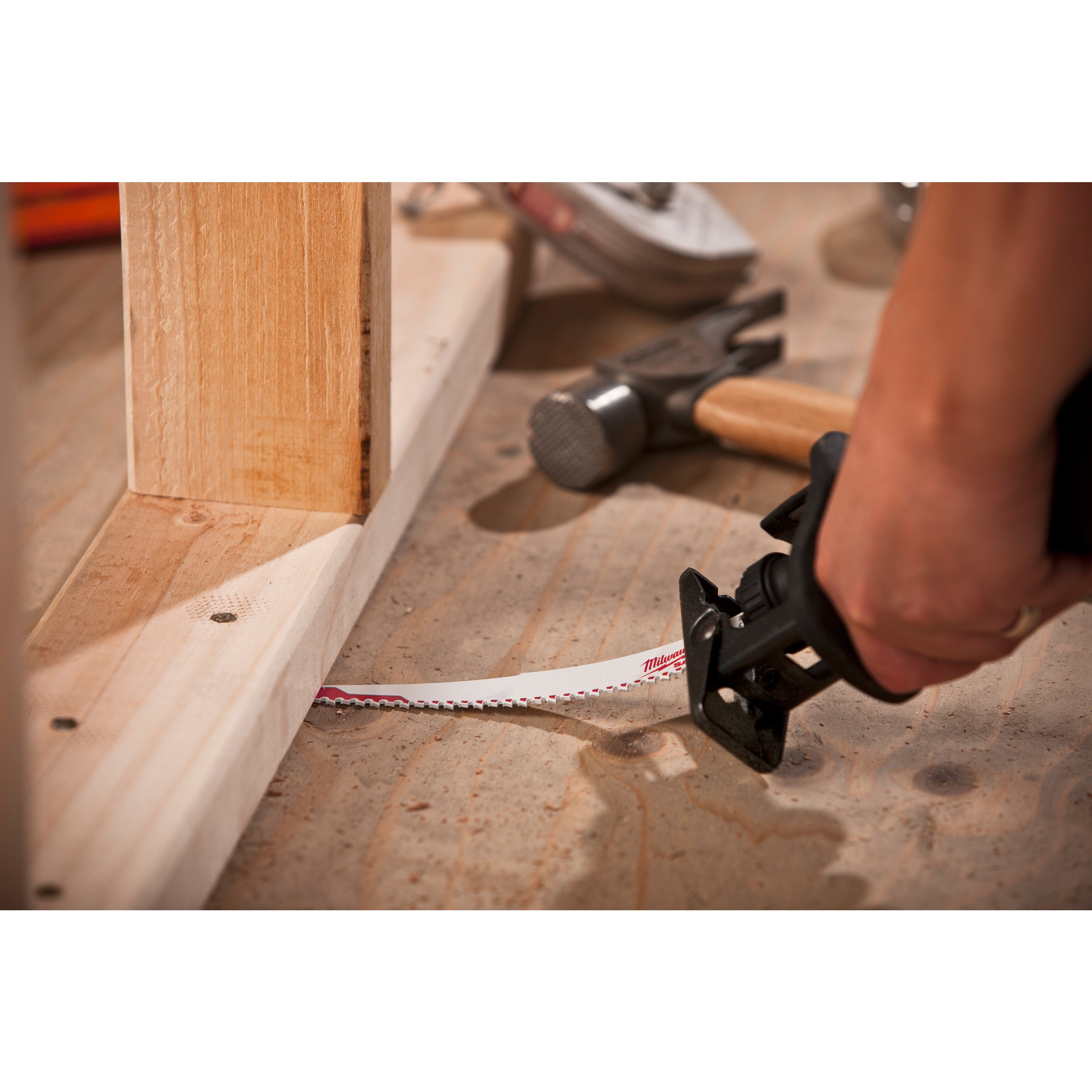 Pânză pentru fierăstrău sabie Sawzall Heavy Duty AX™ pentru lucrări de demolare Milwaukee AX 230mm x 5 Tpi, cod 48475026