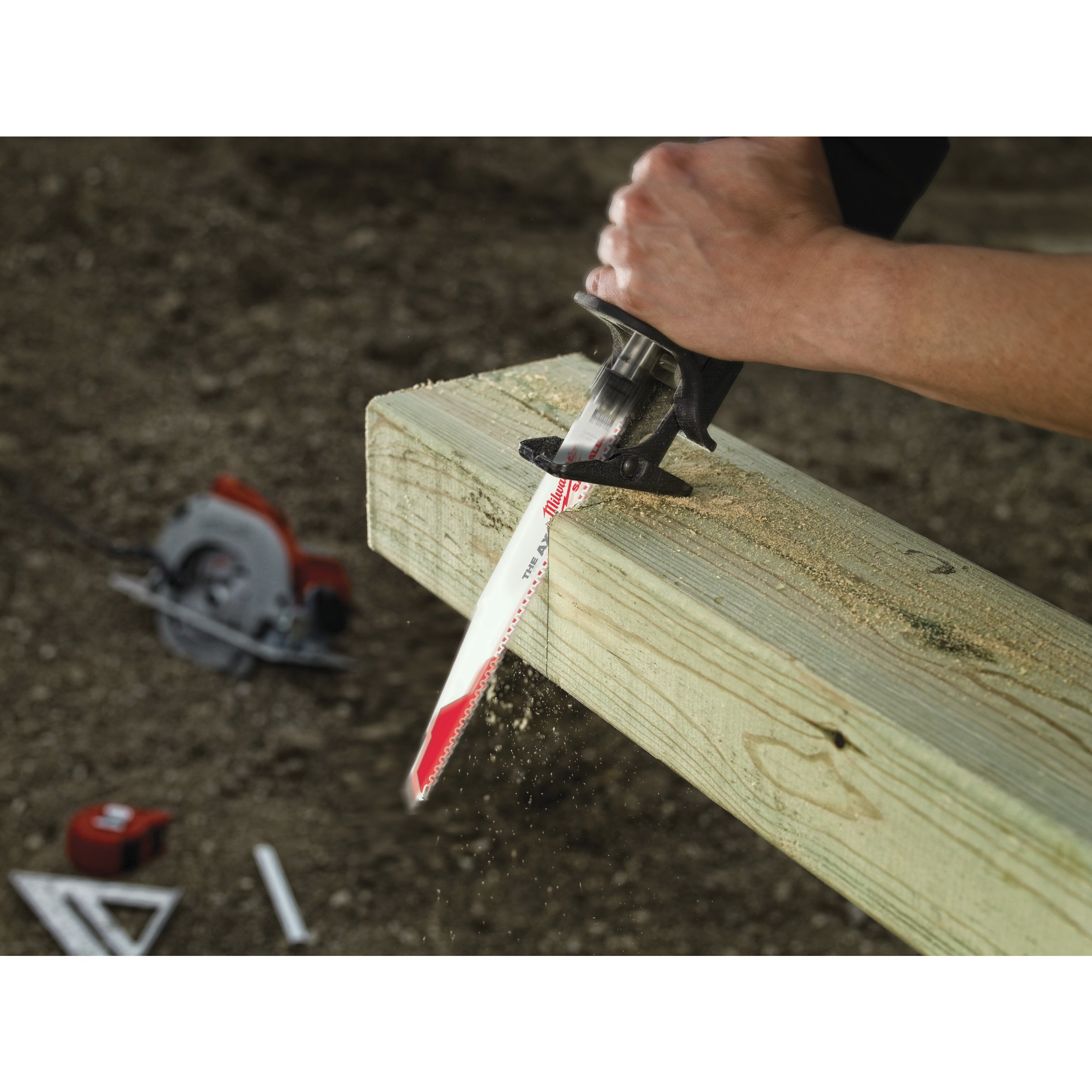 Pânză pentru fierăstrău sabie Sawzall Heavy Duty AX™ pentru lucrări de demolare Milwaukee AX 230mm x 5 Tpi, cod 48475026