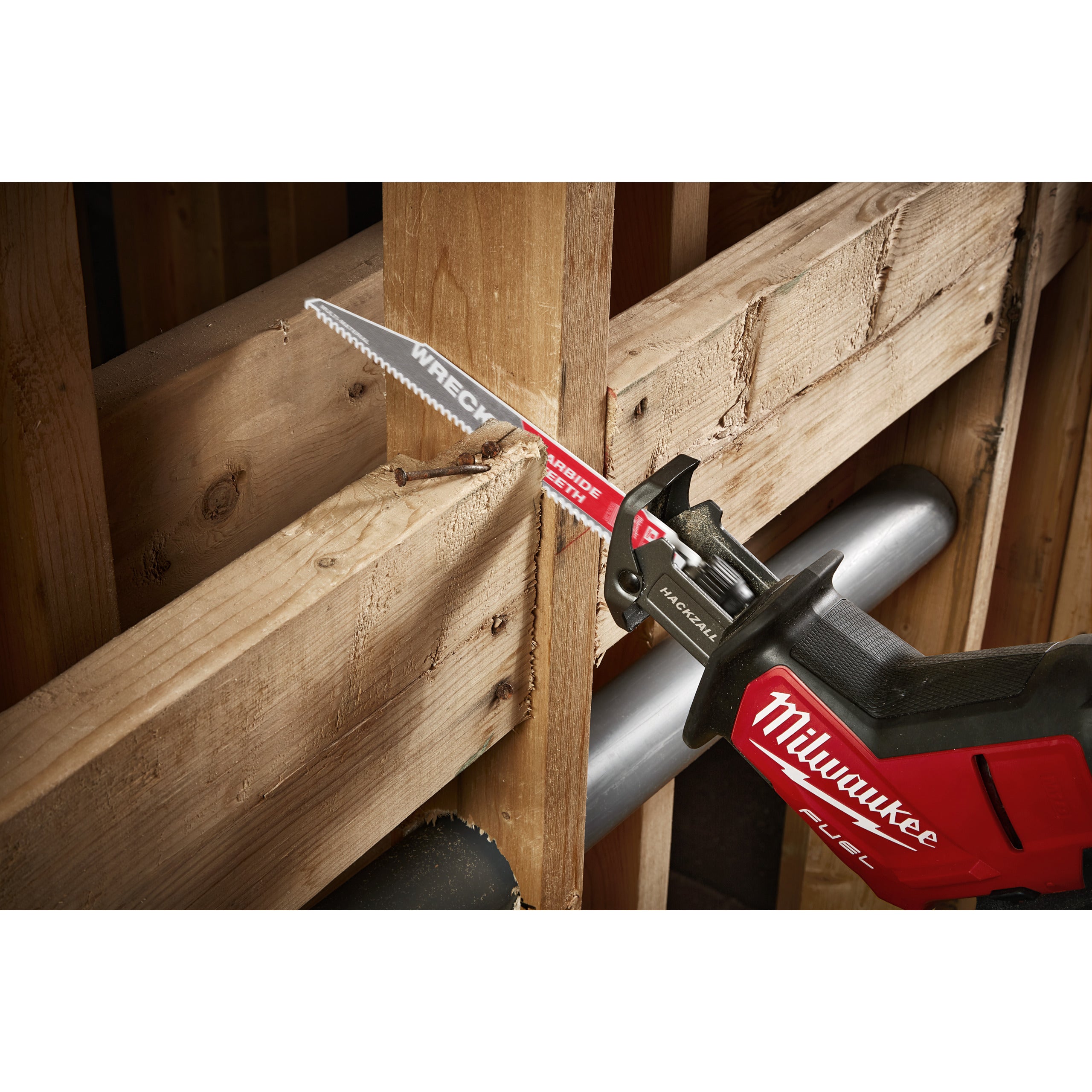 Pânză pentru fierăstrău sabie Sawzall Multimaterial Heavy Duty WRECKER™ cu dinți din carbură Milwaukee TCT WRECKER 230mm x 6 Tpi, cod 48475242