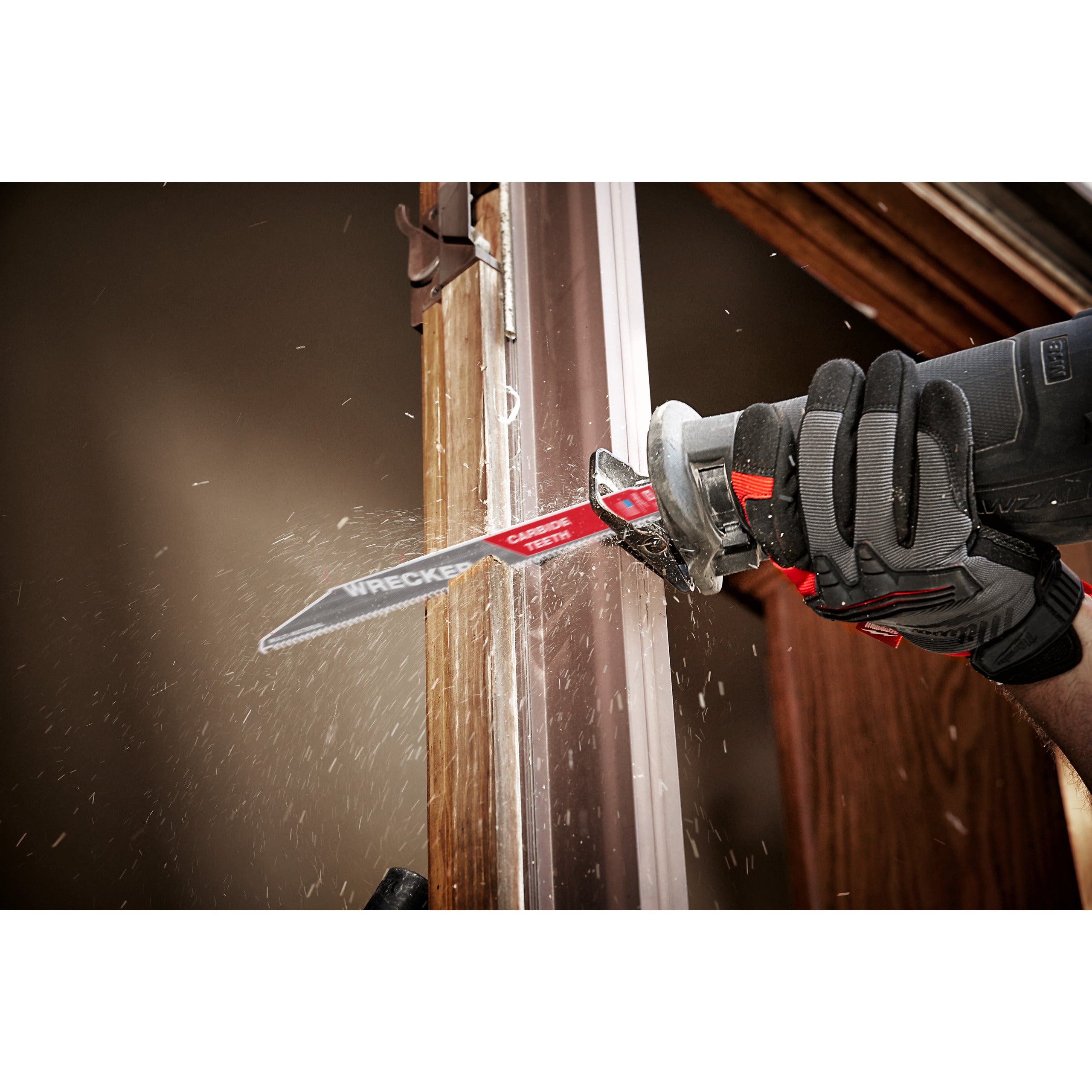 Pânză pentru fierăstrău sabie Sawzall Multimaterial Heavy Duty WRECKER™ cu dinți din carbură Milwaukee TCT WRECKER 230mm x 6 Tpi, cod 48475242