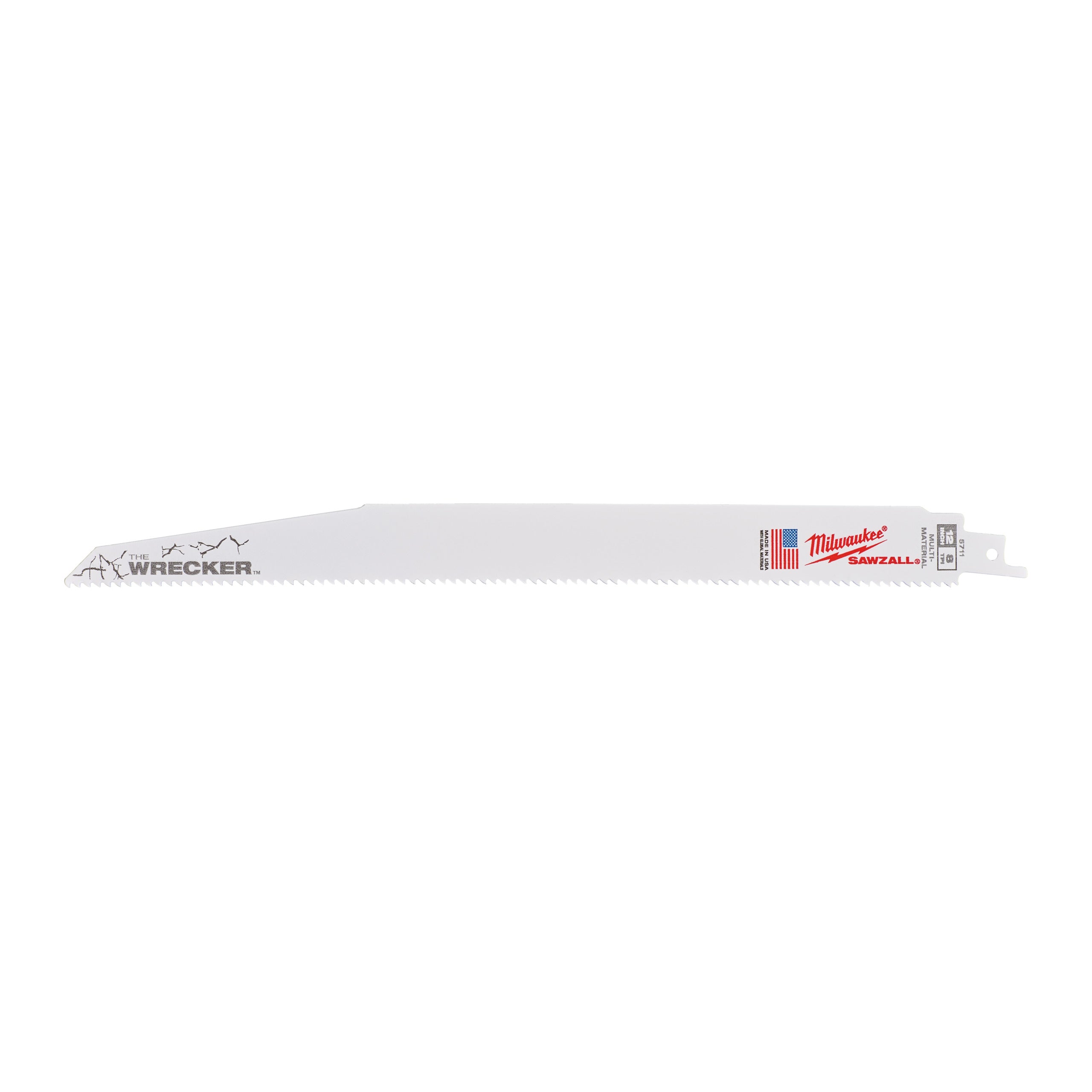 Pânză pentru fierăstrău sabie Sawzall Metal: Pânze Extra Heavy Duty WRECKER™ Milwaukee WRECKER 300mm x 7/11 Tpi, cod 48475711
