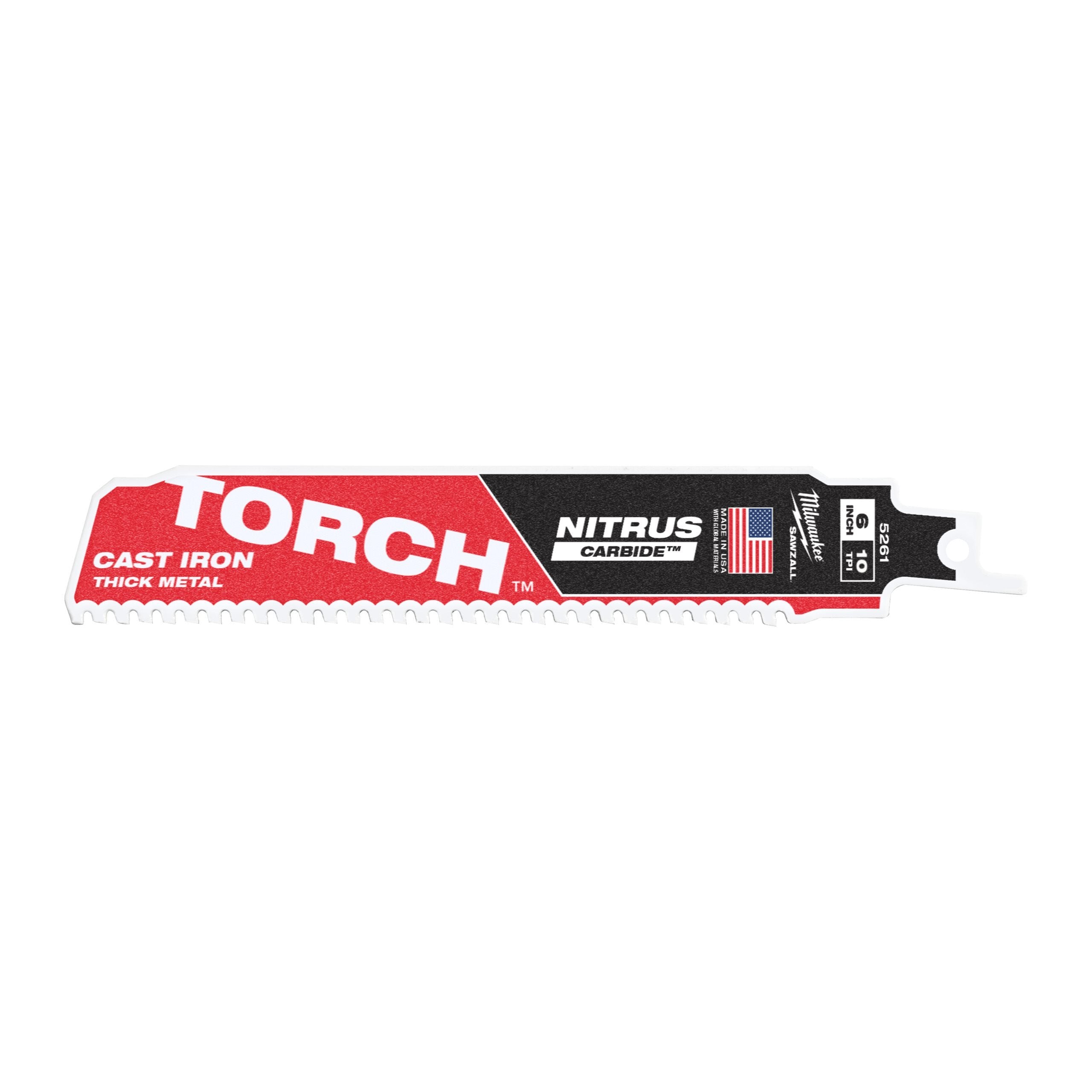 Pânză sabie metal Milwaukee Heavy Duty TORCH™ NITRUS CARBIDE™, multiple dimensiuni