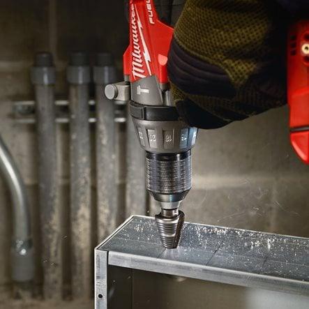 Set 3 burghie pentru metal Milwaukee în trepte, ø4 - 12 mm/1, 4 - 20 mm, 6 - 35 mm, 48899399 - BIG STORE (Dynamic Tools SRL)