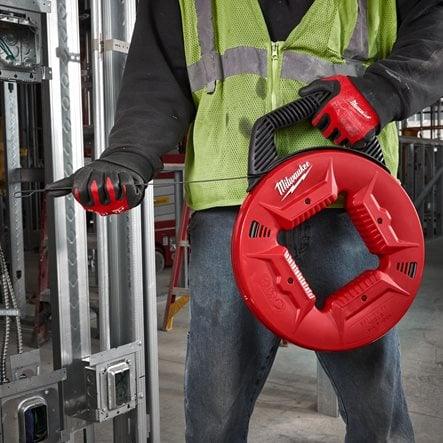 Dispozitiv trăgător cabluri electrice - poliester 15 m Milwaukee, cod 4932472118 - BIG STORE (Dynamic Tools SRL)