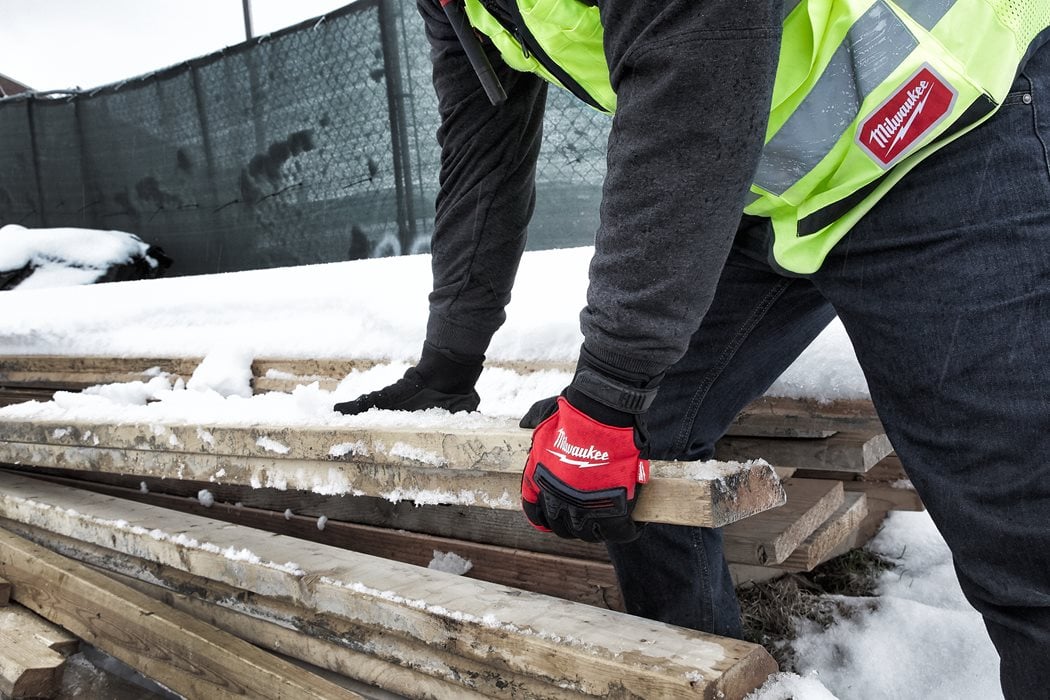 Mănuși Milwaukee de iarnă cu protecție la impact, pentru demolare