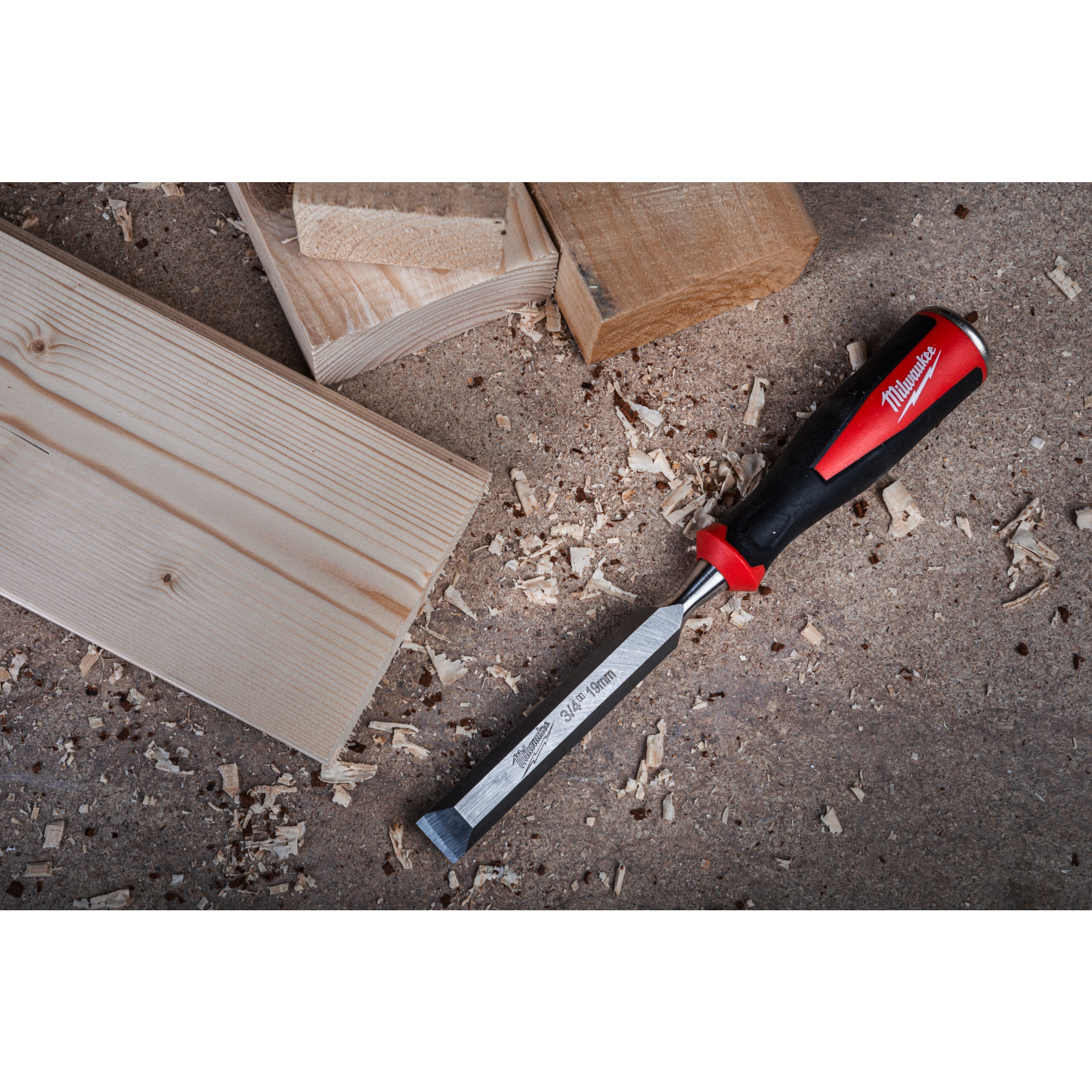 Daltă manuală cu margine teșită Milwaukee 3/4" Beveled Edge Chisel, cod 4932479894