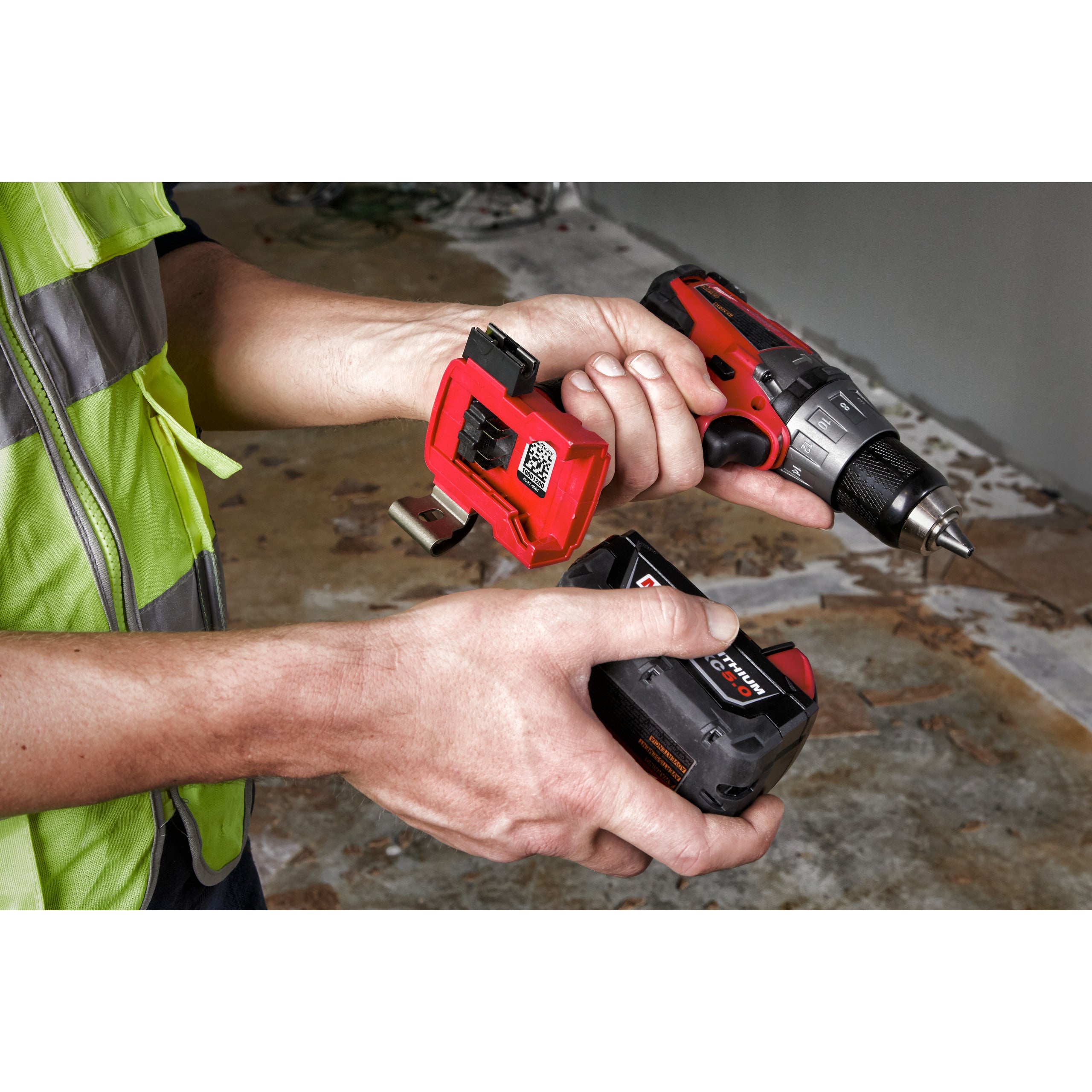 Dispozitiv de securitate pentru scule, suprafață mică din plastic AIDT Milwaukee AIDT Small Plastic Surface, cod 4932480559