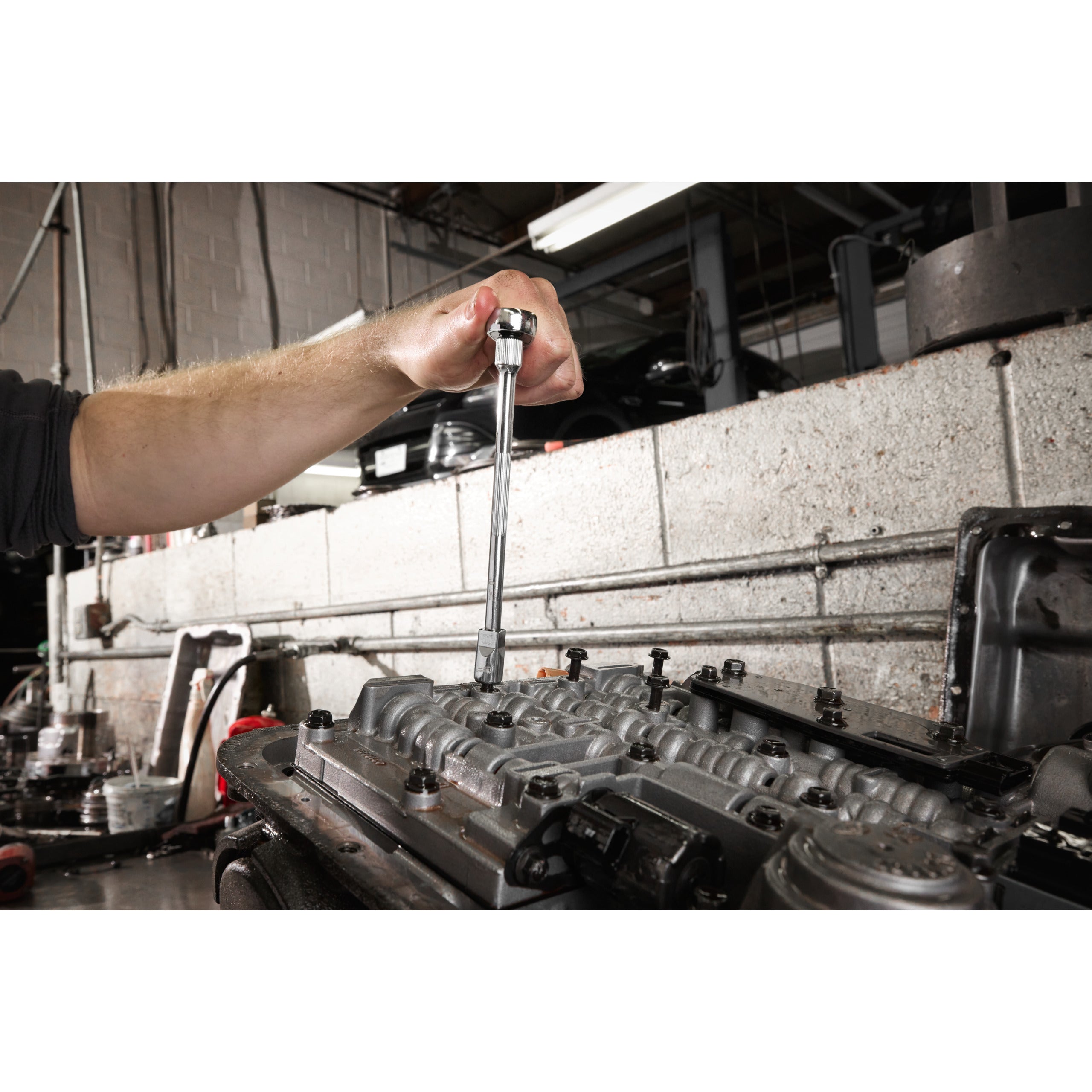 Set prelungitor cheie ⅜″ Milwaukee 3/8" Drive Wobble Extension Set, cod 4932480641