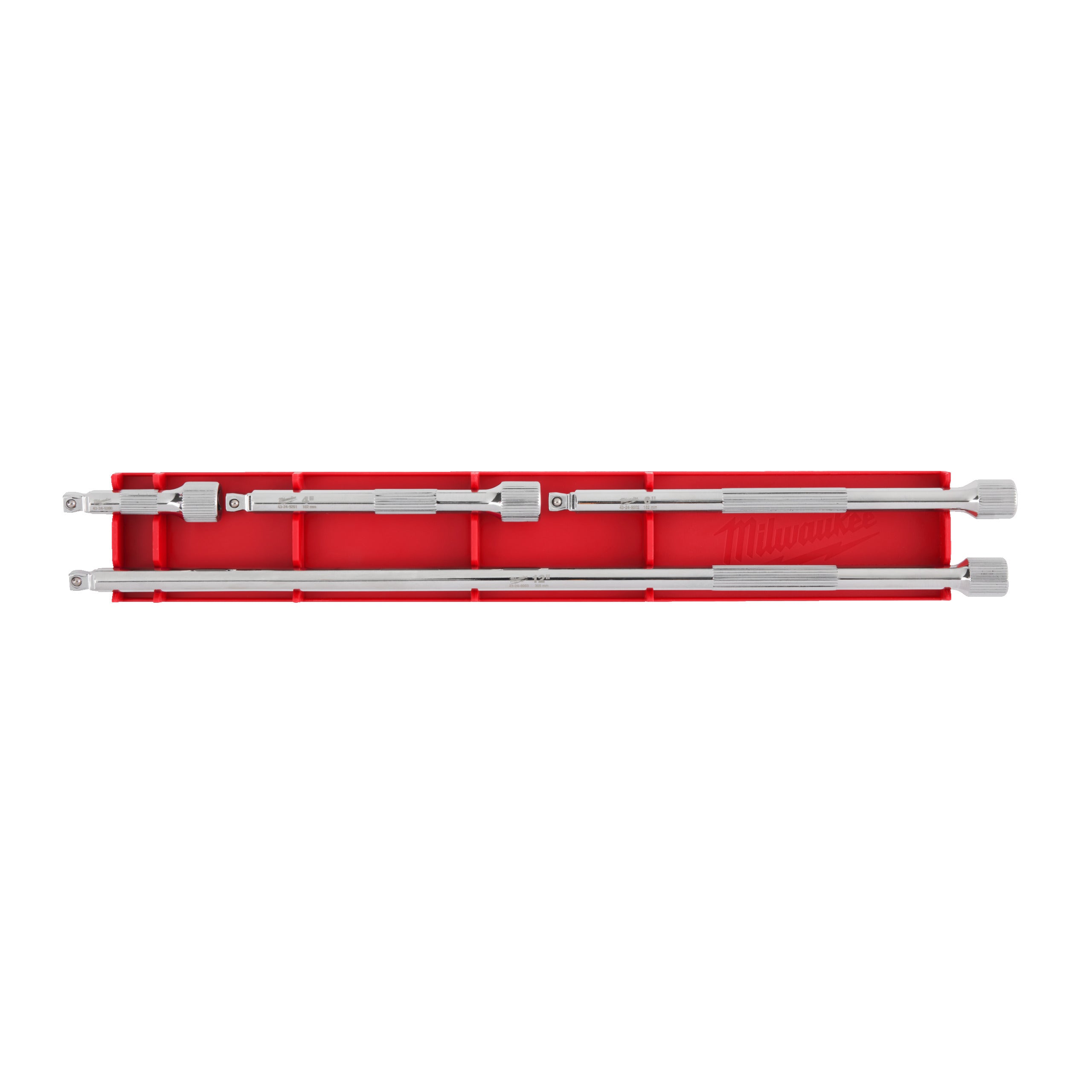 Set prelungitor cheie ⅜″ Milwaukee 3/8" Drive Wobble Extension Set, cod 4932480641