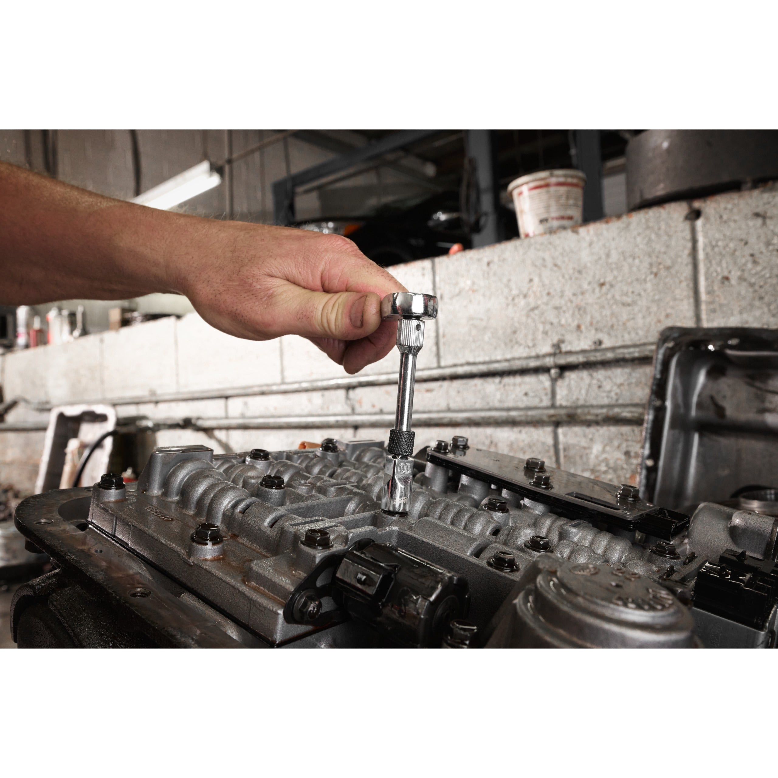 Set prelungitoare ¼″ cu blocare Milwaukee 1/4" Drive Locking Extension Set, cod 4932480643