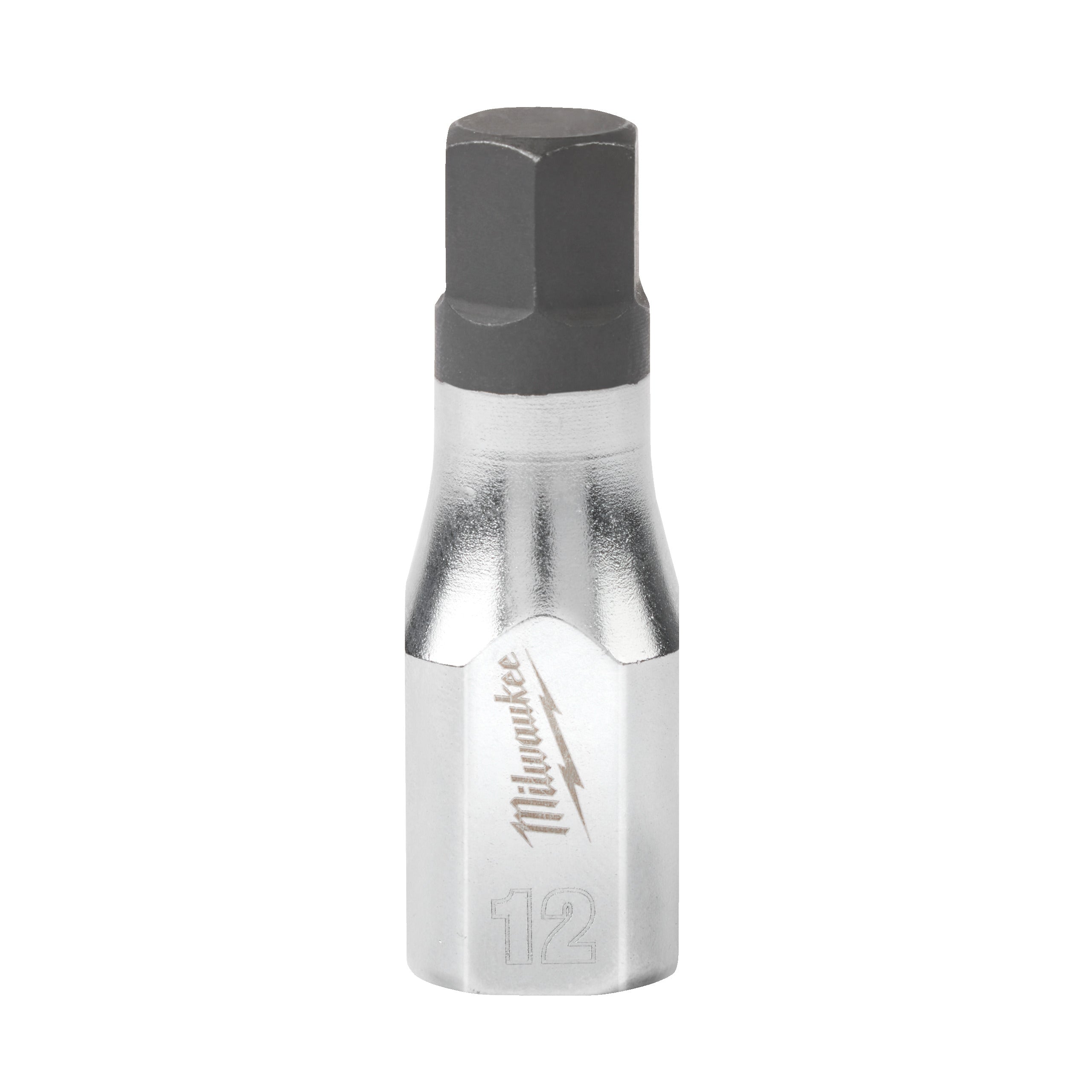 Cap cheie tubulară cu bit ⅜″ Hex Milwaukee 3/8" Drive 12 mm Hex Bit Socket, cod 4932480839