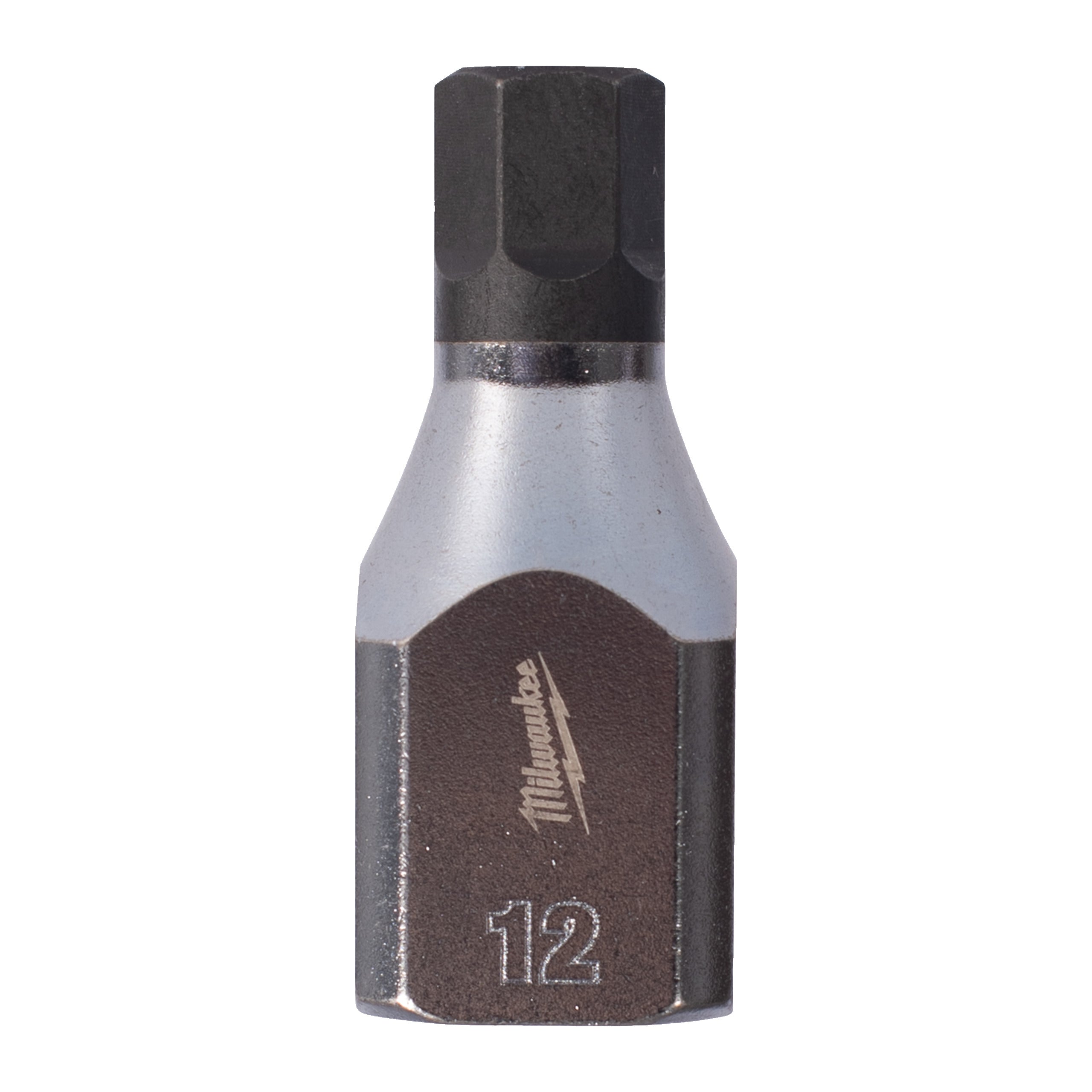 Cap cheie tubulară cu bit ½″, hex Milwaukee 1/2" Drive 12mm Hex Bit Socket, cod 4932480849