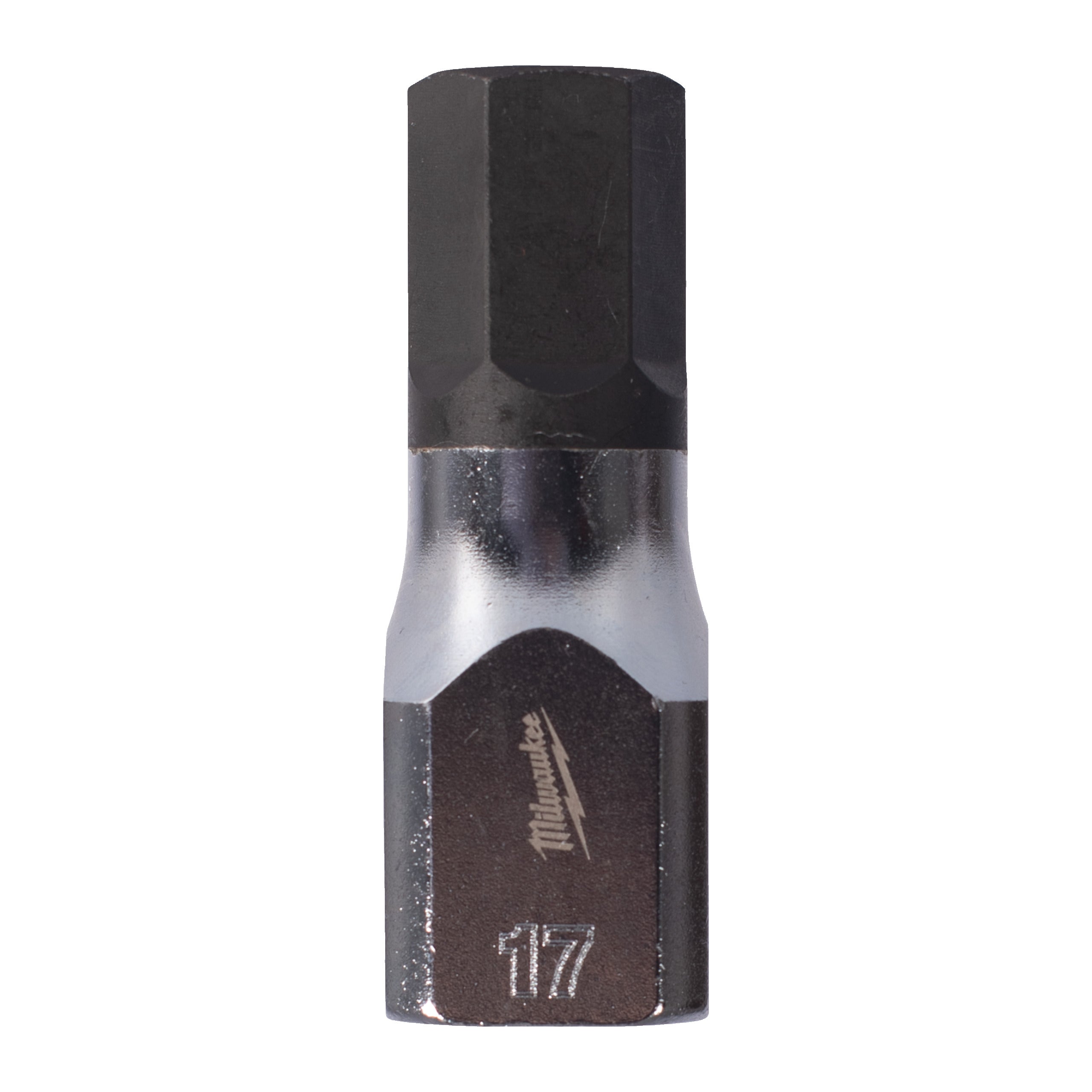 Cap cheie tubulară cu bit ½″, hex Milwaukee 1/2" Drive 17mm Hex Bit Socket, cod 4932480851