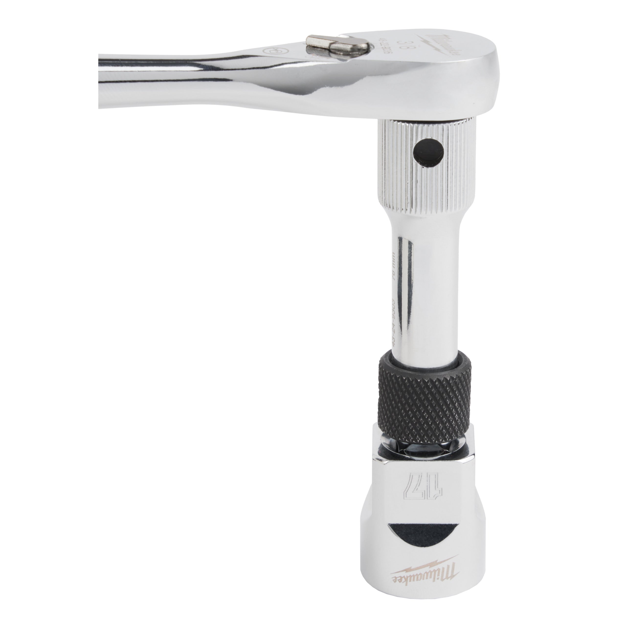 Prelungitoare ⅜″ cu blocare Milwaukee 3/8" Drive 76 mm Locking Extension, cod 4932480933