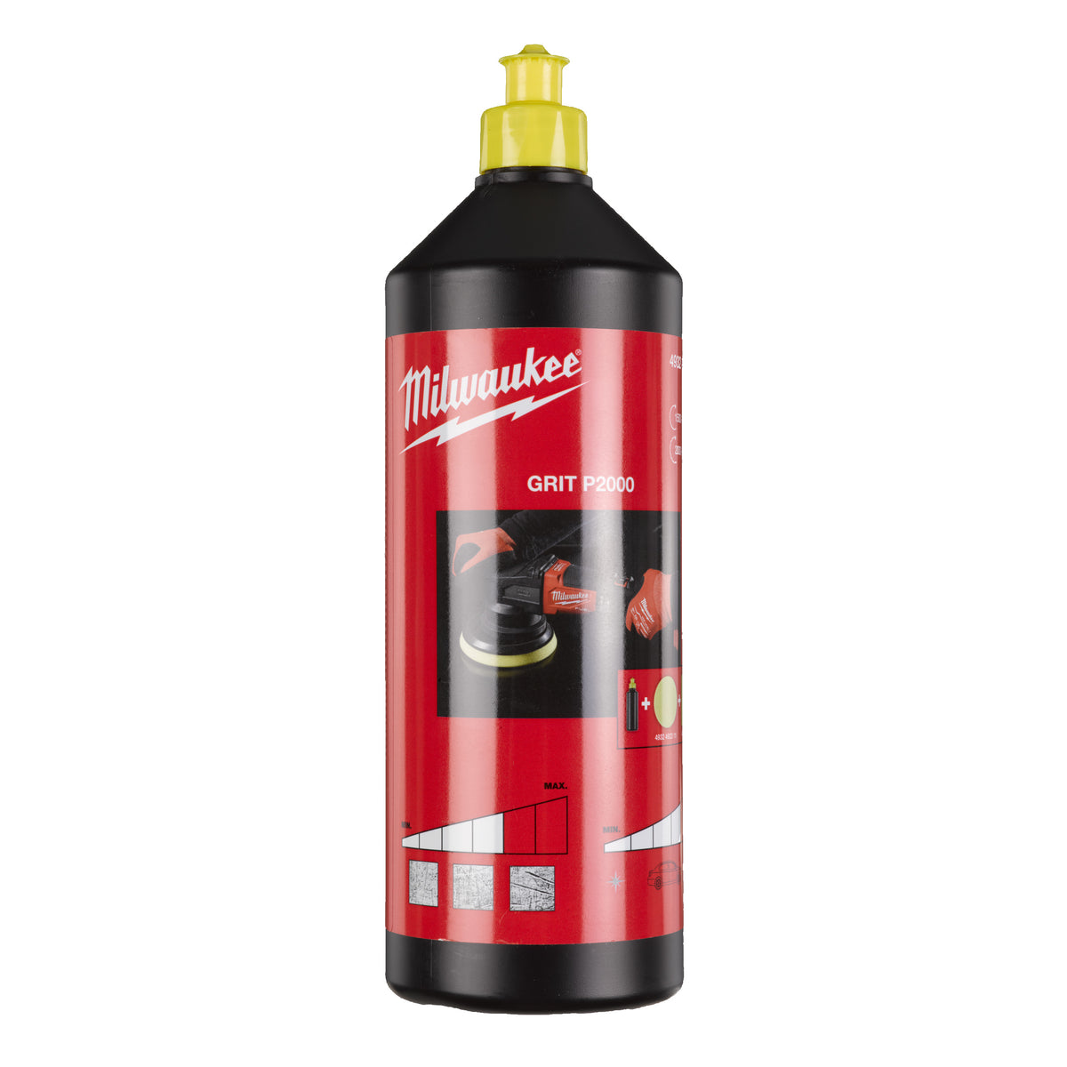 Disc/burete de lustruire 2000, Milwaukee Compound Yellow Fine 1l, cod 4932492301
