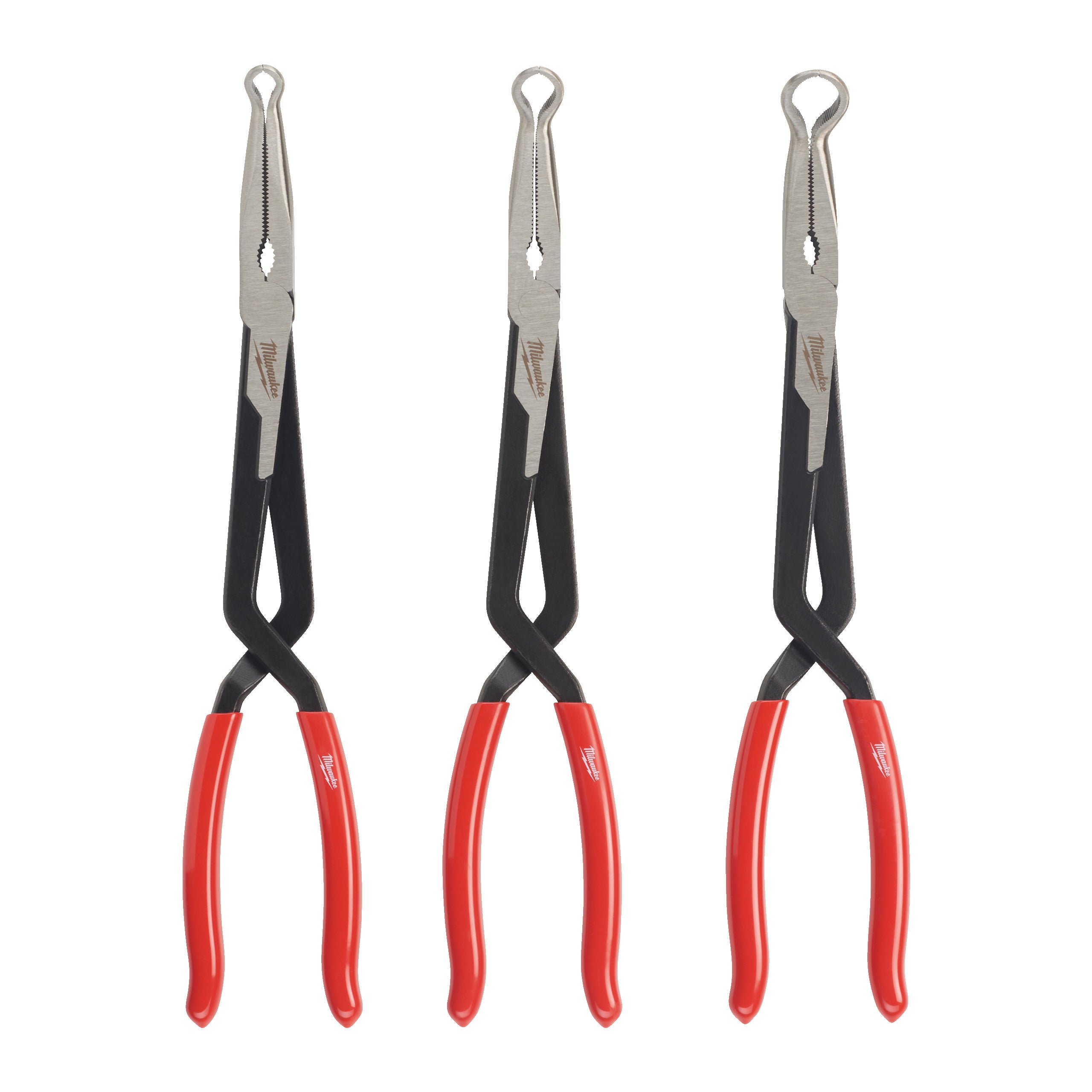 Clești pentru fixare furtun Milwaukee Hose Grip Pliers 3 pc Set, cod 4932492503