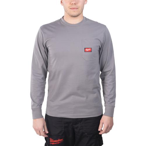 Bluză lucru Milwaukee WT LS GR M, cod 4932493039
