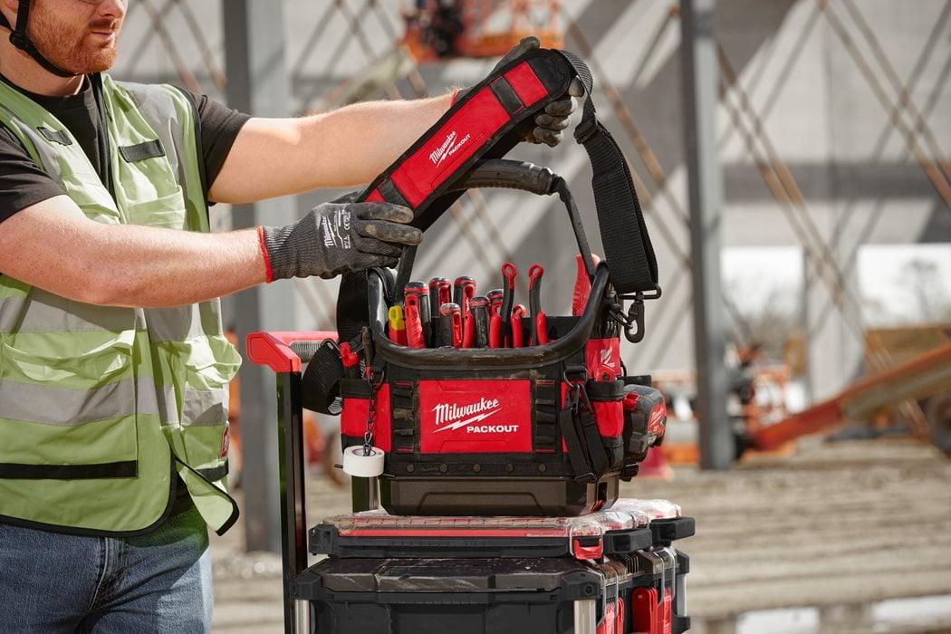 Geantă de scule PRO TOTE Milwaukee PACKOUT™ 25cm, cod 4932493622 - BIG STORE (Dynamic Tools SRL)