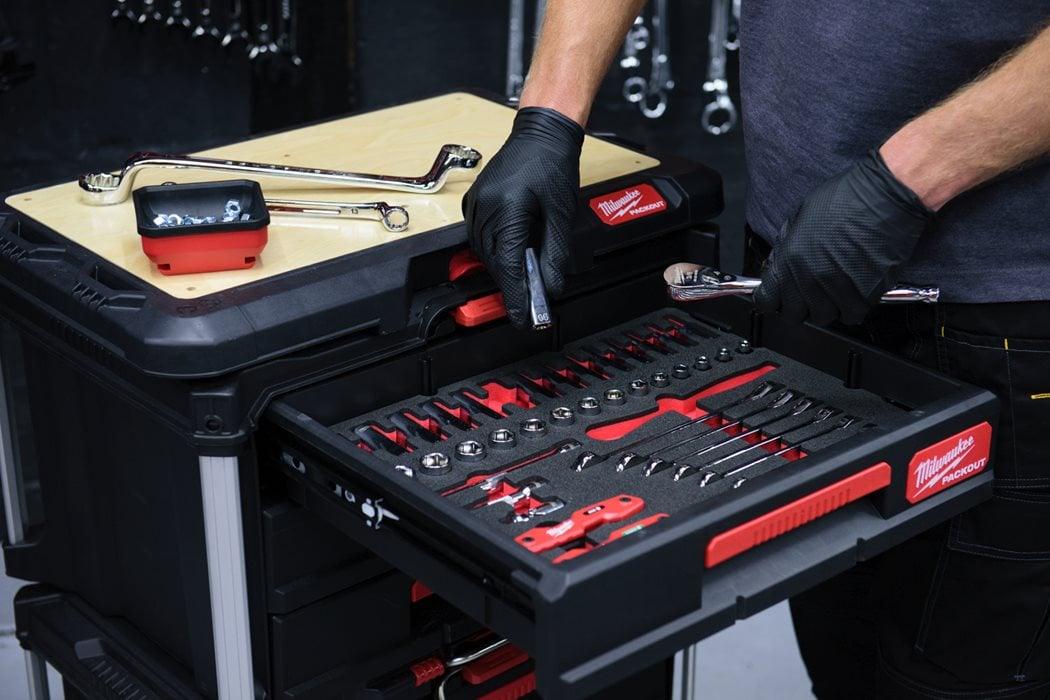 Inserție din spumă pentru PACKOUT Milwaukee, 55 buc, cod 4932493640 - BIG STORE (Dynamic Tools SRL)