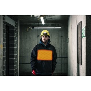 Jachetă încălzită Milwaukee M12 HJ6-0, HEXON HEAT TECHNOLOGY™, negru și gri