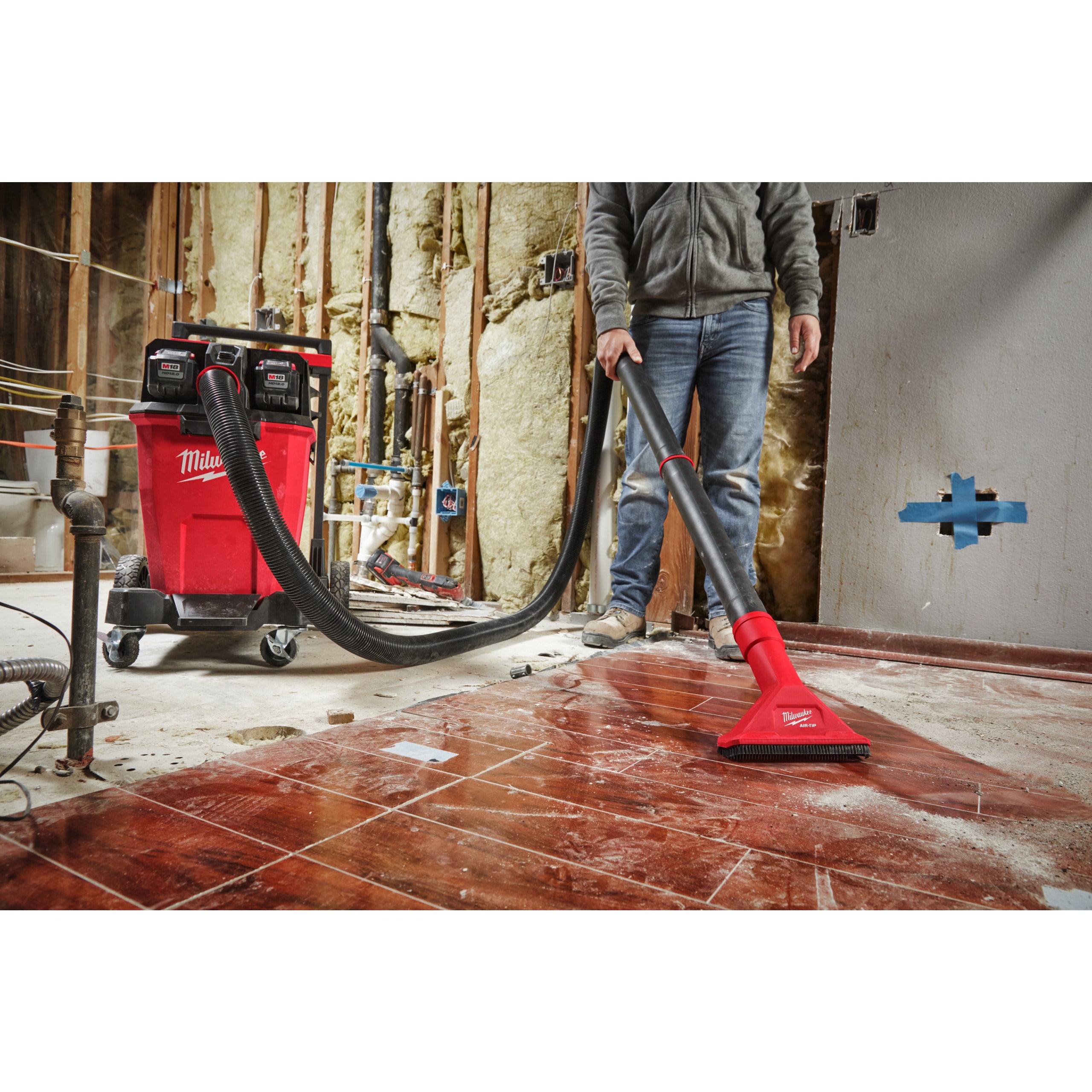 Atașament AIR-TIP™ pentru aspirator AIR-TIP™ Cap de aspirare cu perie Milwaukee AT-16, cod 4932498025
