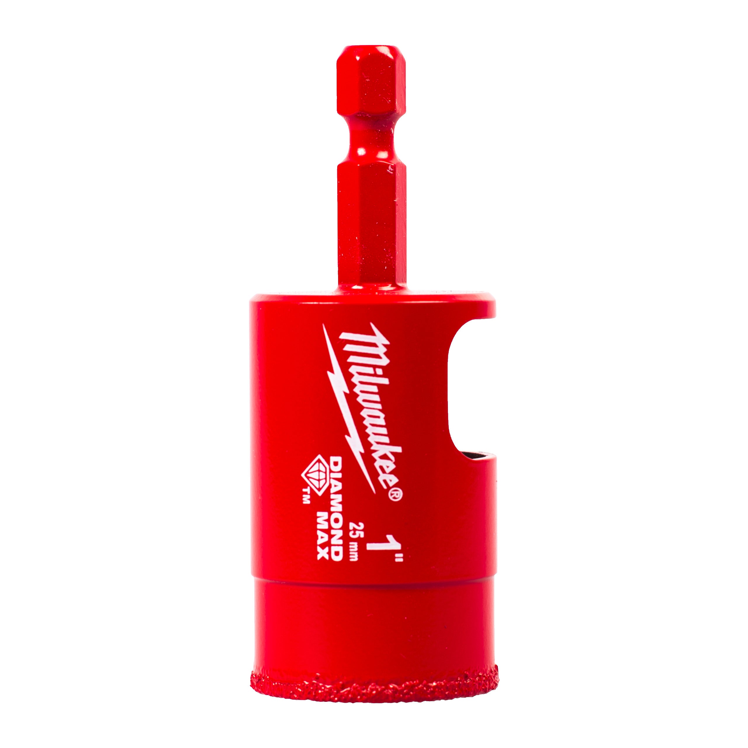 Carotă diamantată Burghie DIAMOND MAX™ ¼″ pentru găurire umedă Milwaukee 25 mm ¼" Hex, cod 4932498350