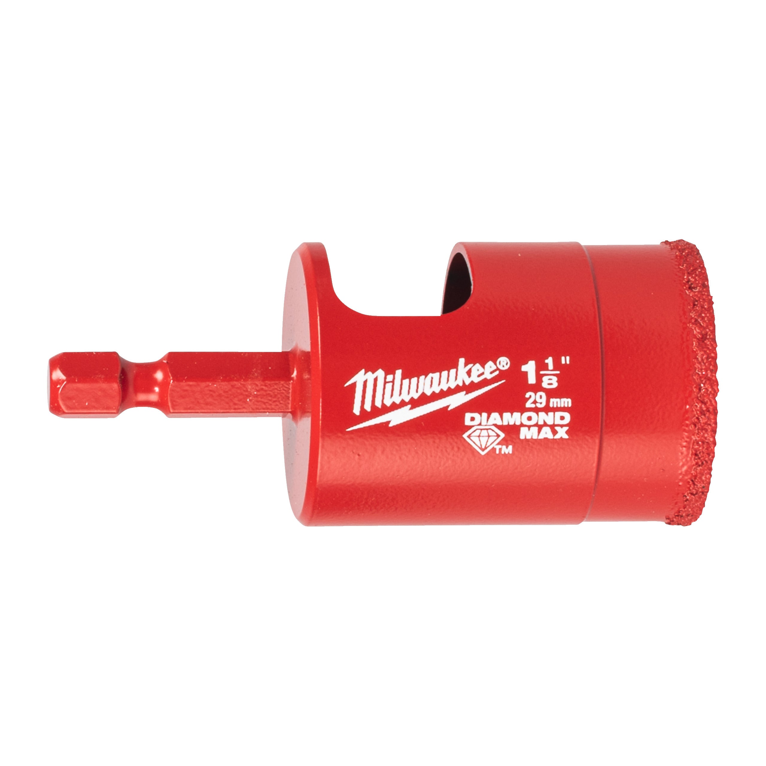 Carotă diamantată Burghie DIAMOND MAX™ ¼″ pentru găurire umedă Milwaukee 29 mm ¼" Hex, cod 4932498351