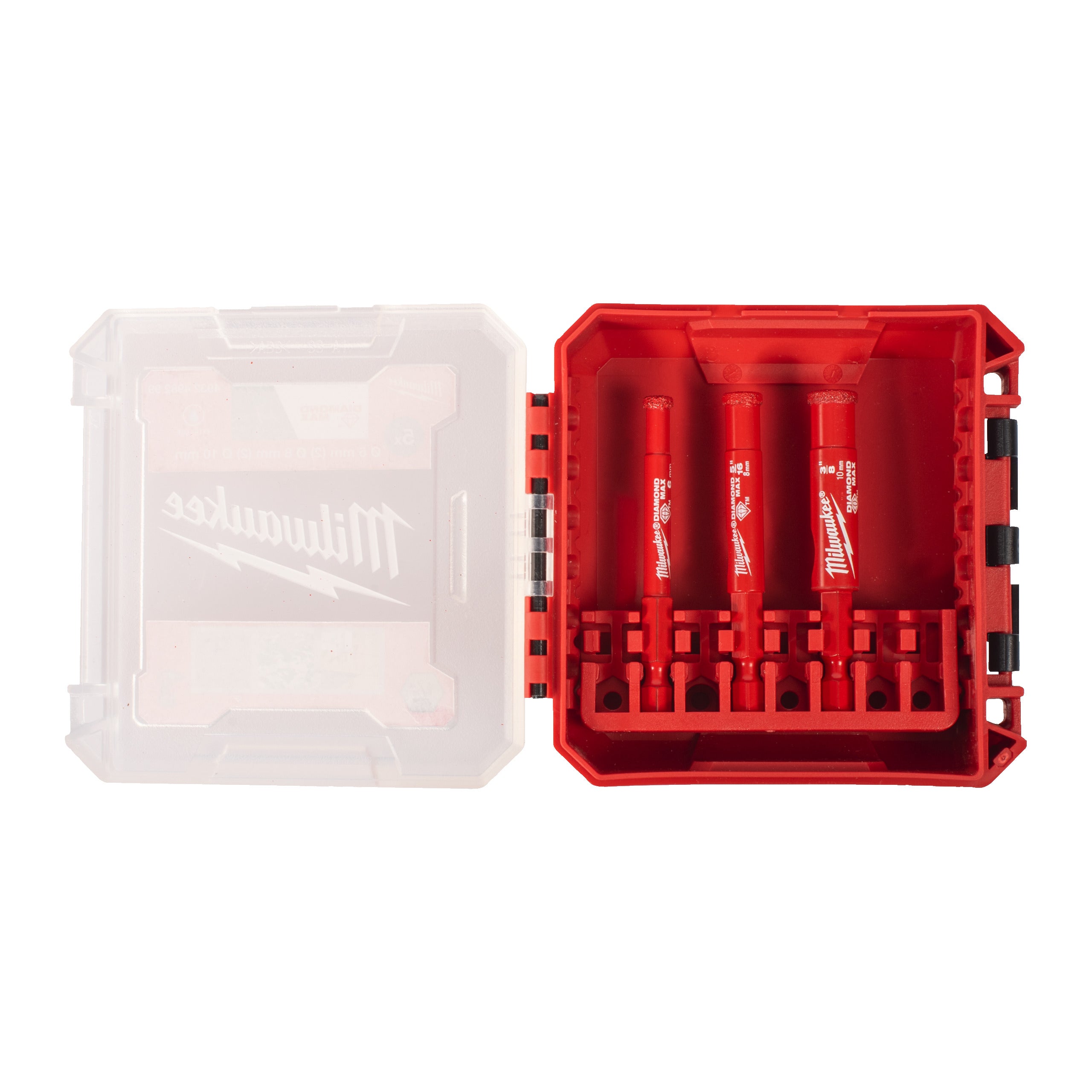 Carotă diamantată Burghie DIAMOND MAX™ ¼″ pentru găurire umedă Milwaukee Diamond Drill 3pcs Set, cod 4932498368