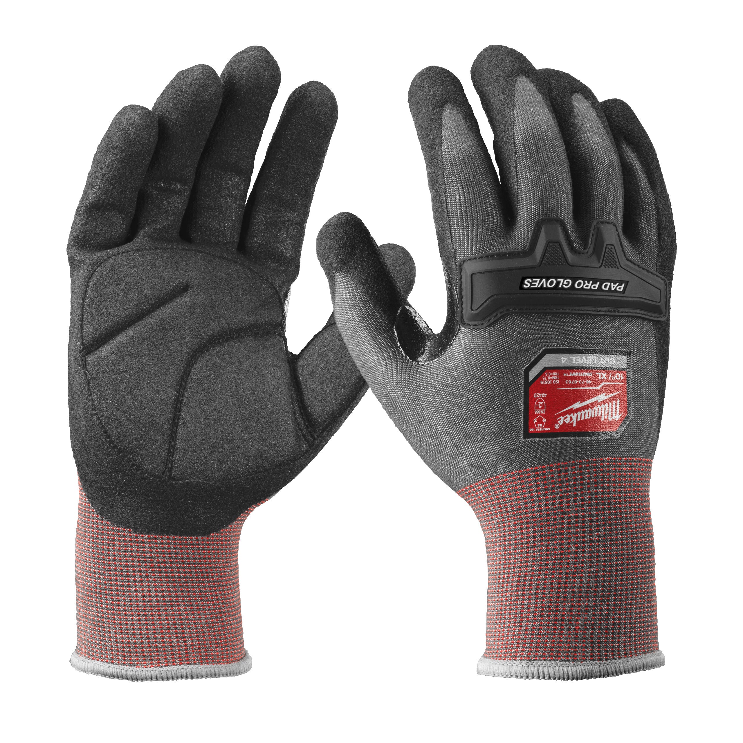 Mănuși de protecție Pad Pro - nivel de tăiere D Milwaukee PAD PRO Cut D Gloves - 9/L, cod 4932498503
