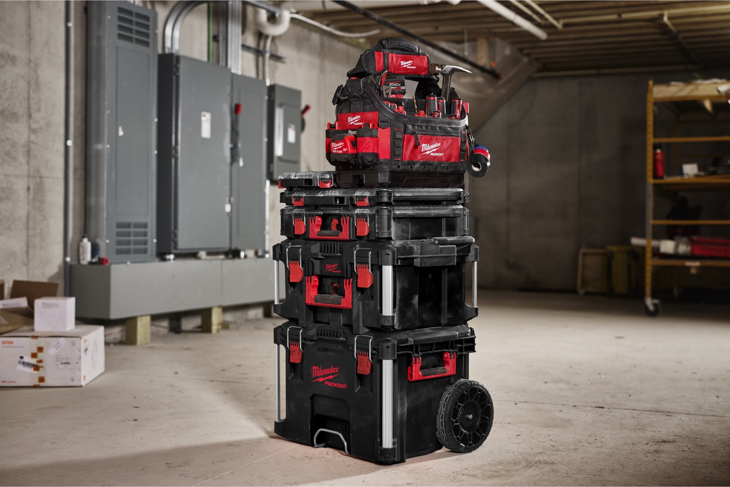 Geantă de scule PRO TOTE Milwaukee PACKOUT™ 38cm, cod 4932498634